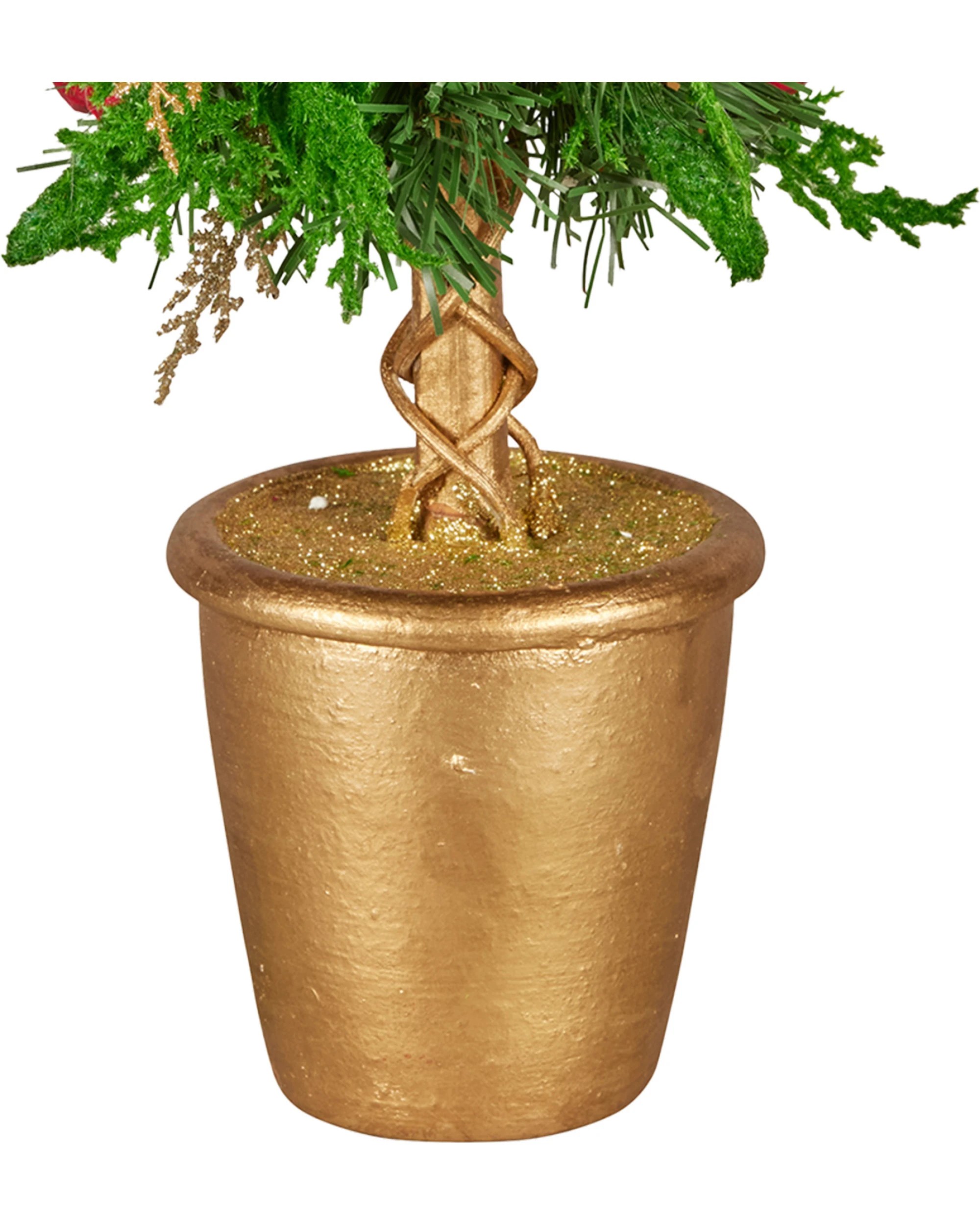 4 Christabelle 36cm Christmas Tabletop Topiary With Berries Baubles And Pine Cones, 4 of 10