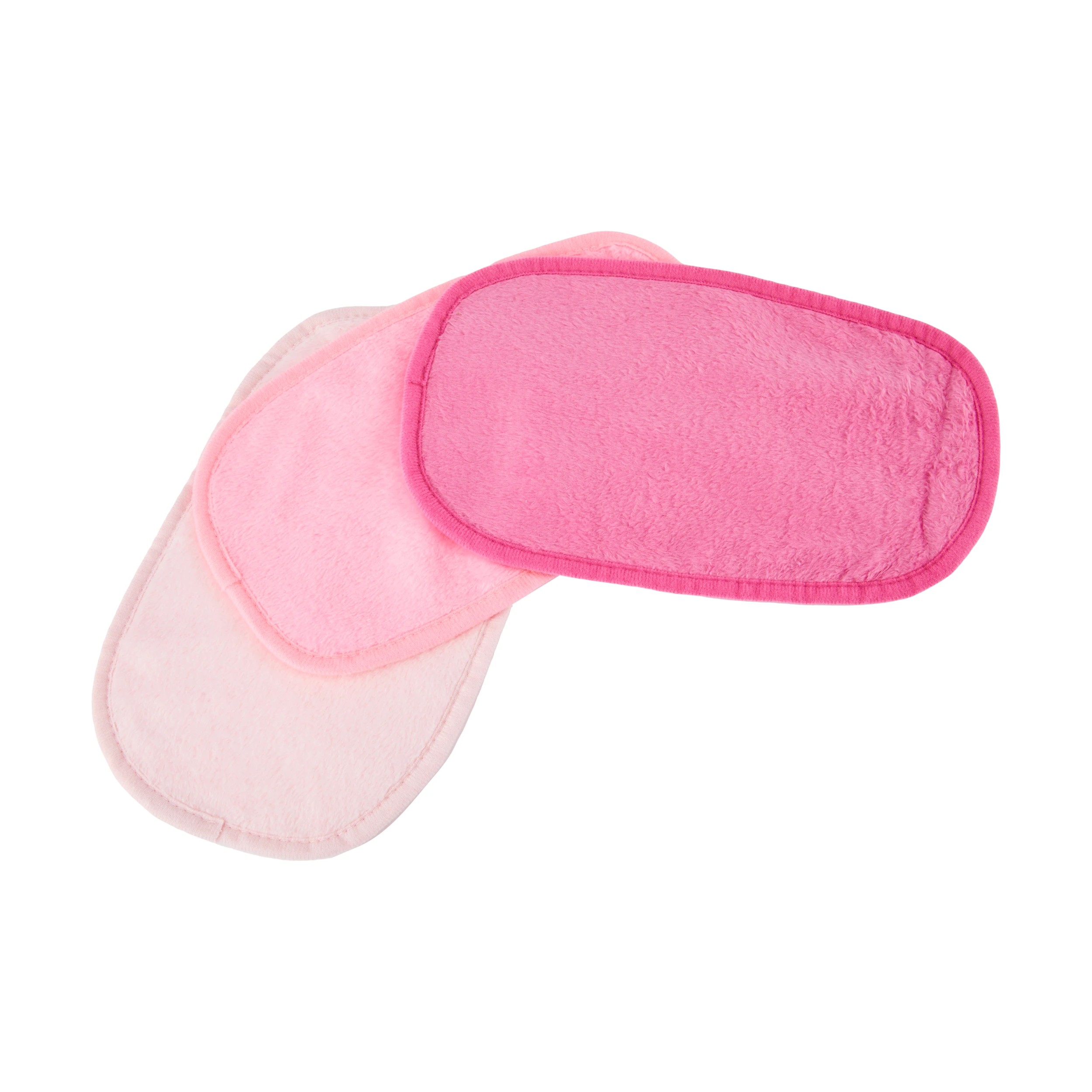 4 OXX Skincare 3 Pack Facial Cleansing Cloths - Bright Pink, Rose Red and Light Pink, 4 of 6