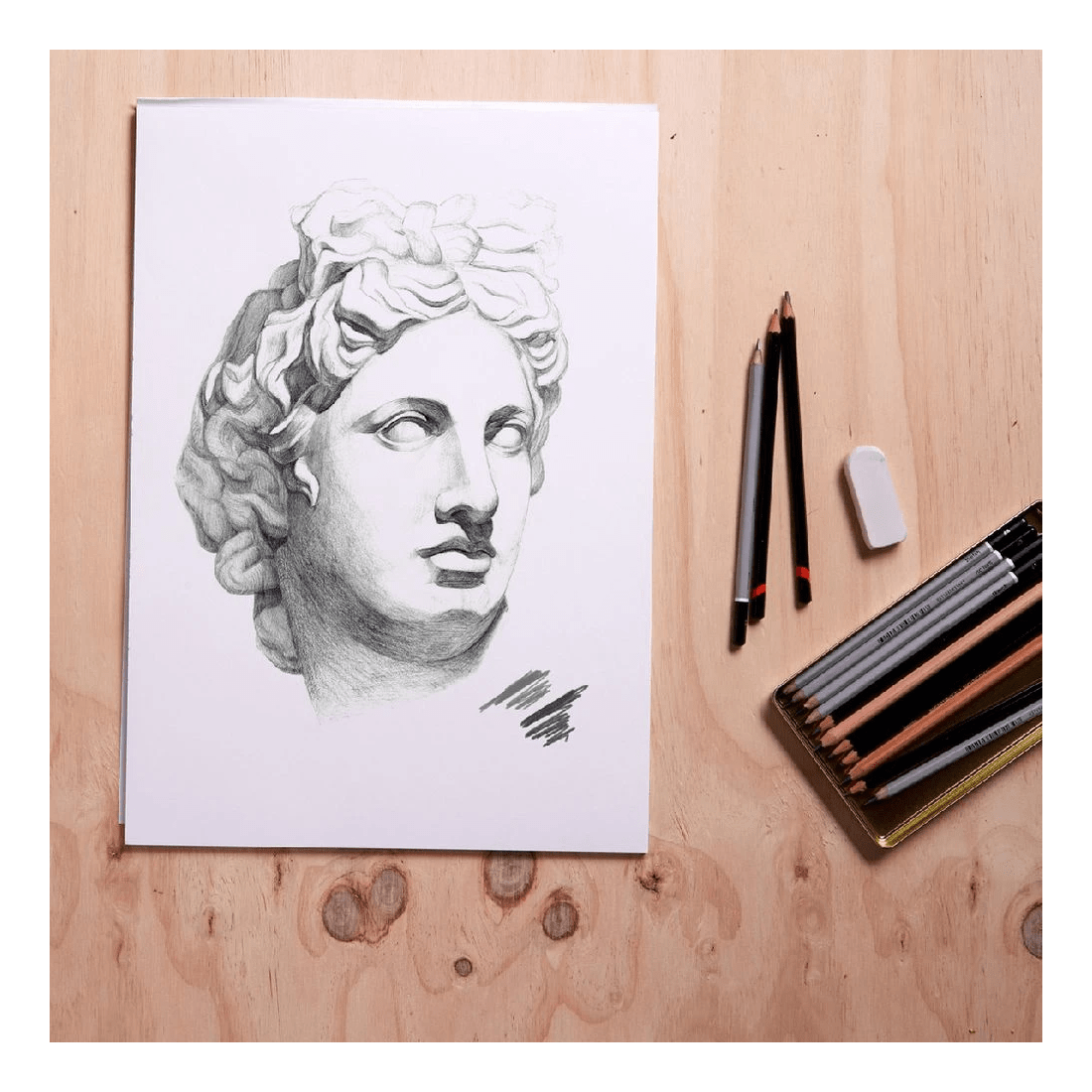 4 Reeves Intro A3 Sketch and Draw Pad 100gsm 30 Sheets, 4 of 5