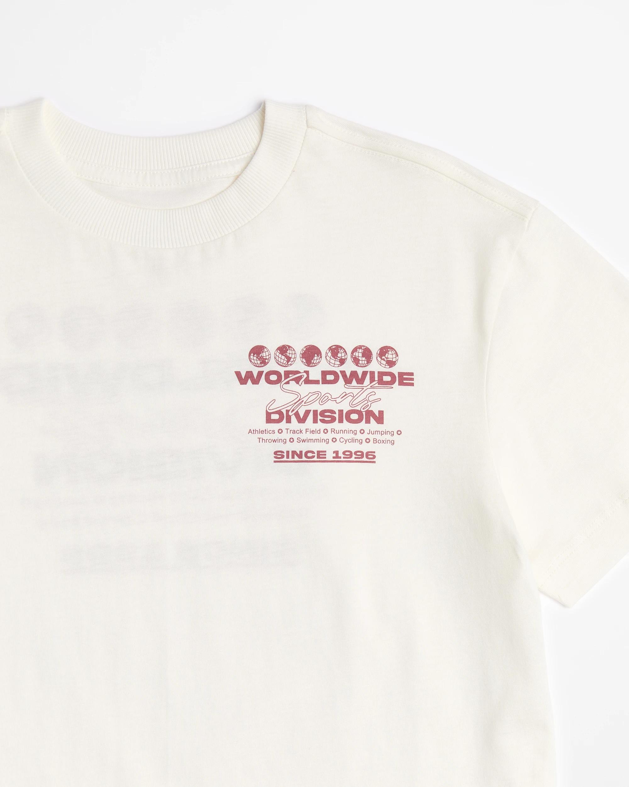 2 Target Australian Cotton Print T-shirt CREAM WORLDWIDE, 2 of 3