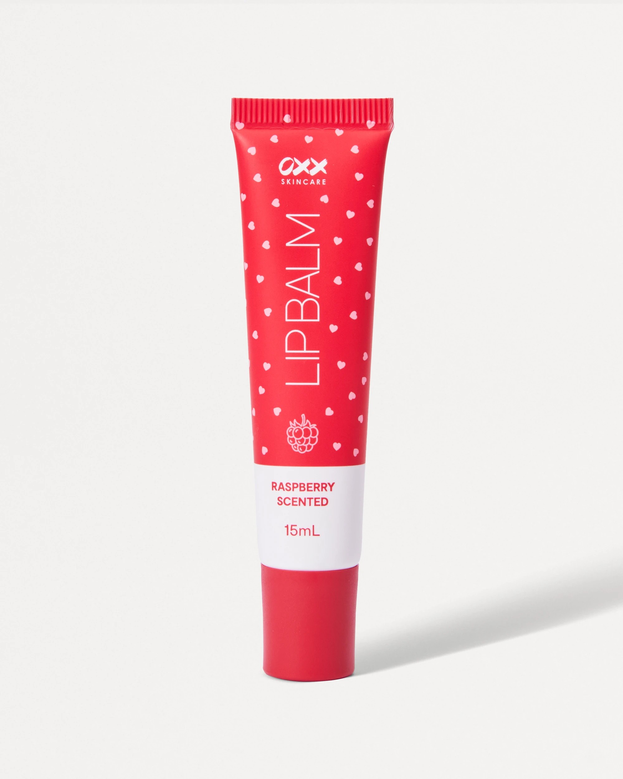 1 OXX Skincare Lip Care Lip Balm 15ml - Raspberry Scented, 1 of 6