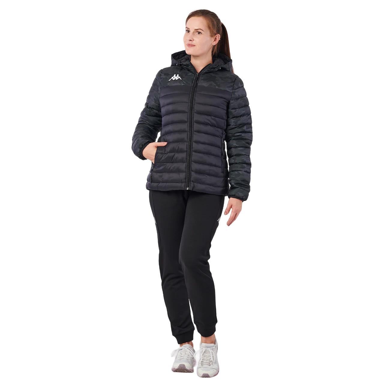 5 Kappa Womens Training Lamezia Black Camouflage Peformance Jacket BLACK CAMOFLAGE, 5 of 6