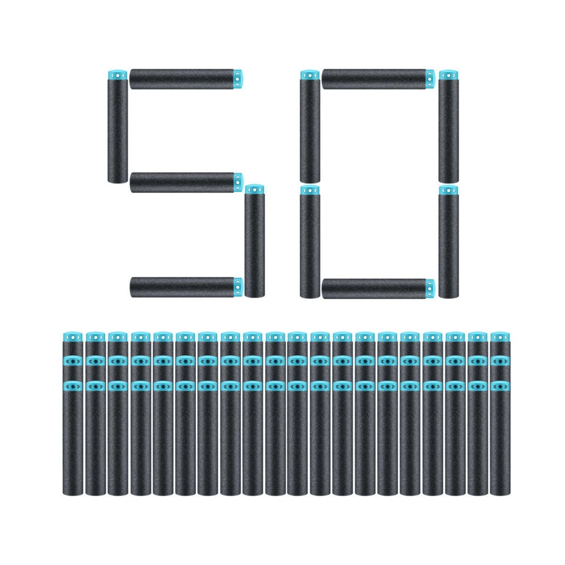 6 50 Piece Zuru X-Shot Darts Refill Pack, 6 of 6