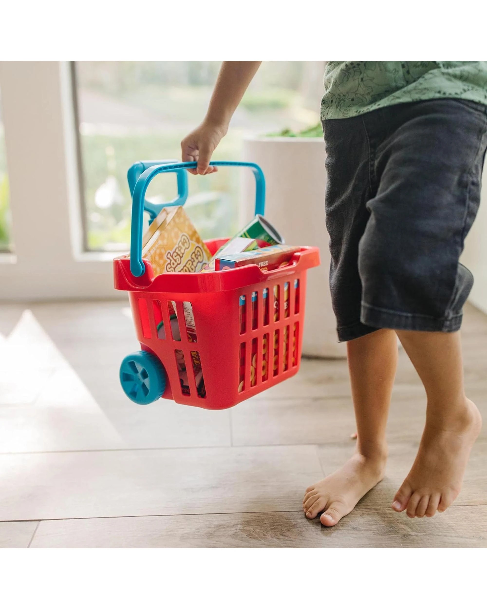4 Melissa and Doug Fill and Roll Grocery Basket Play Set, 4 of 5
