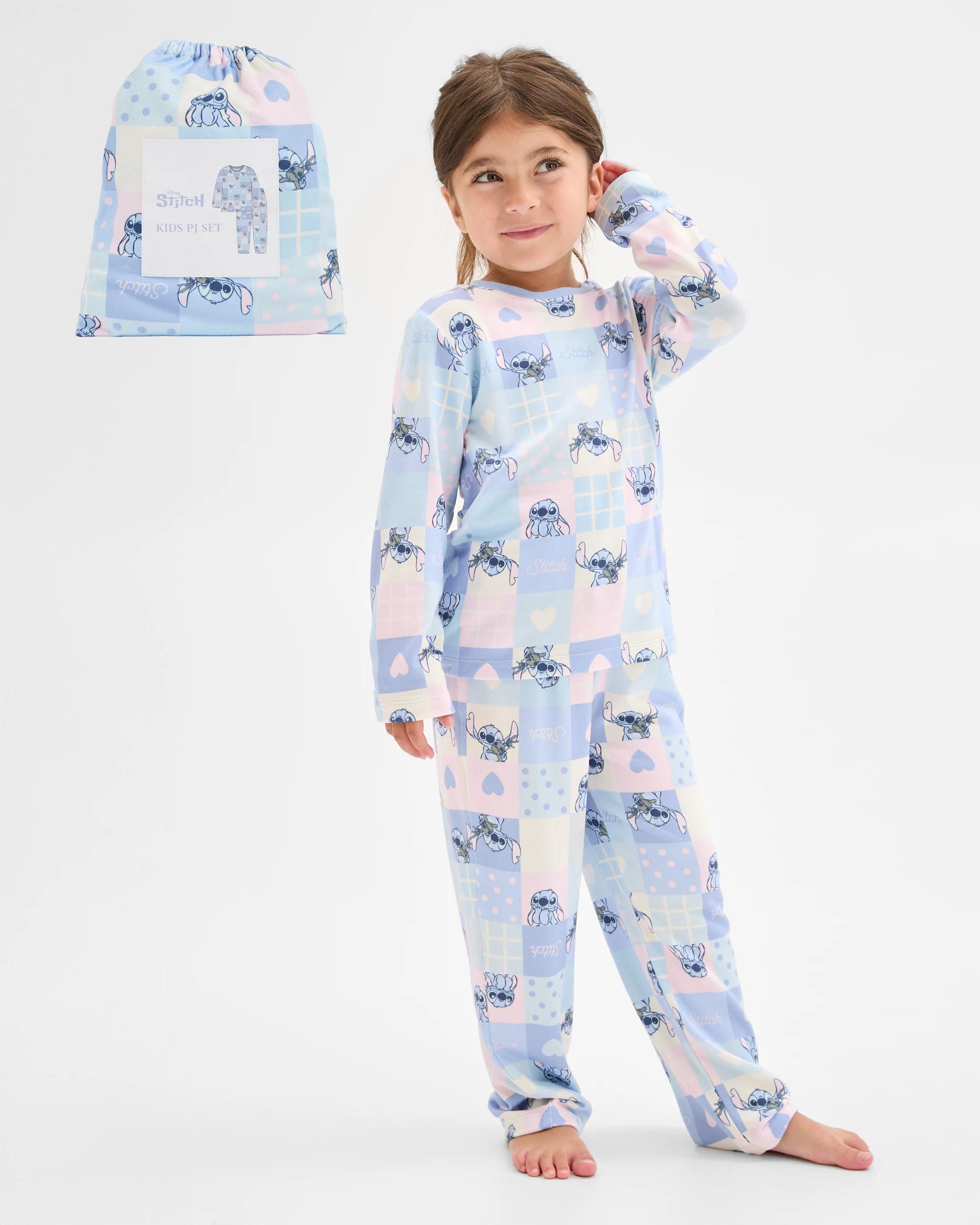 1 Disney Lilo & Stitch Gift Pack Younger Girls Hacci Knit Pyjama Set LILO & STITCH, 1 of 8