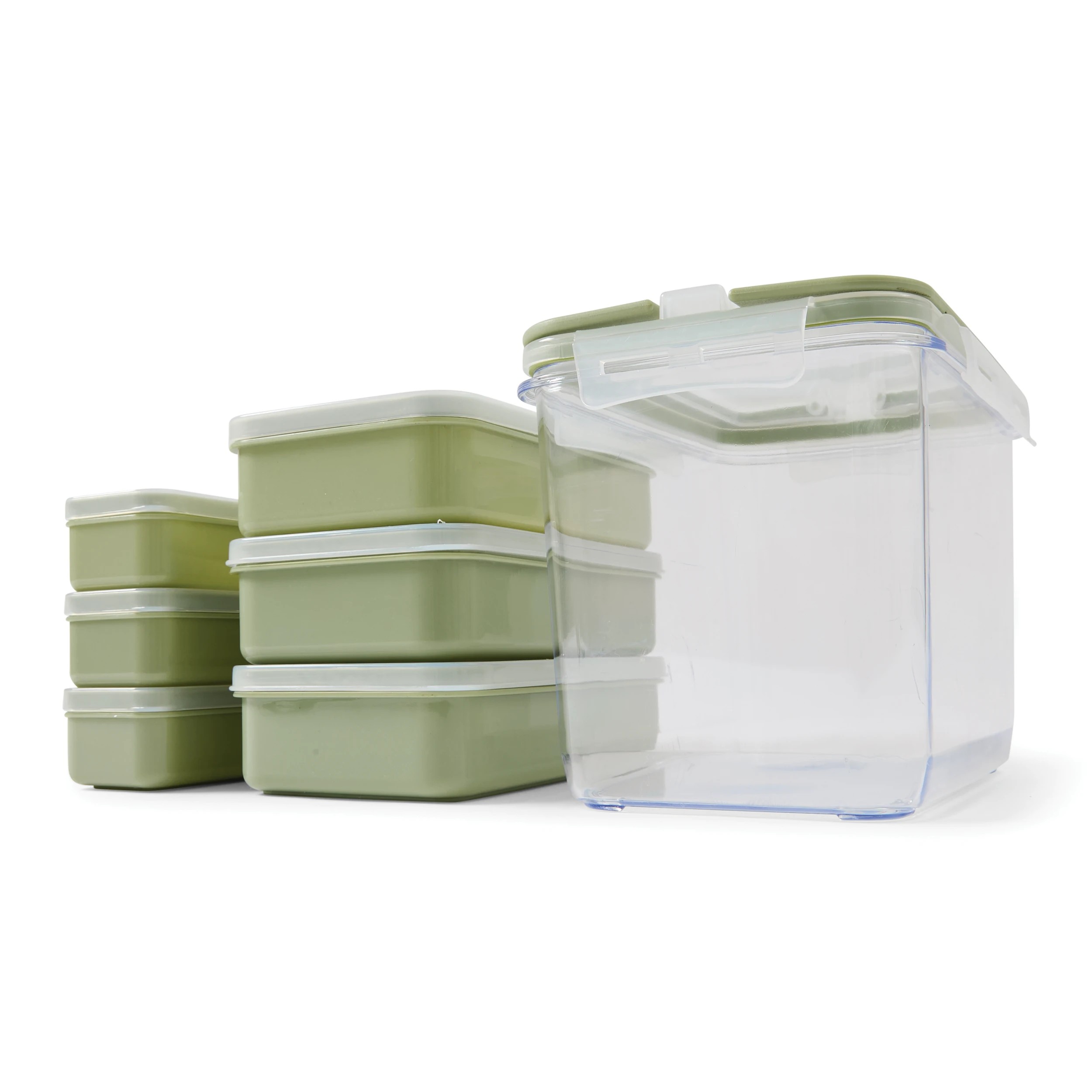 1 7 Piece Meal Prep Set - Green, 1 of 8