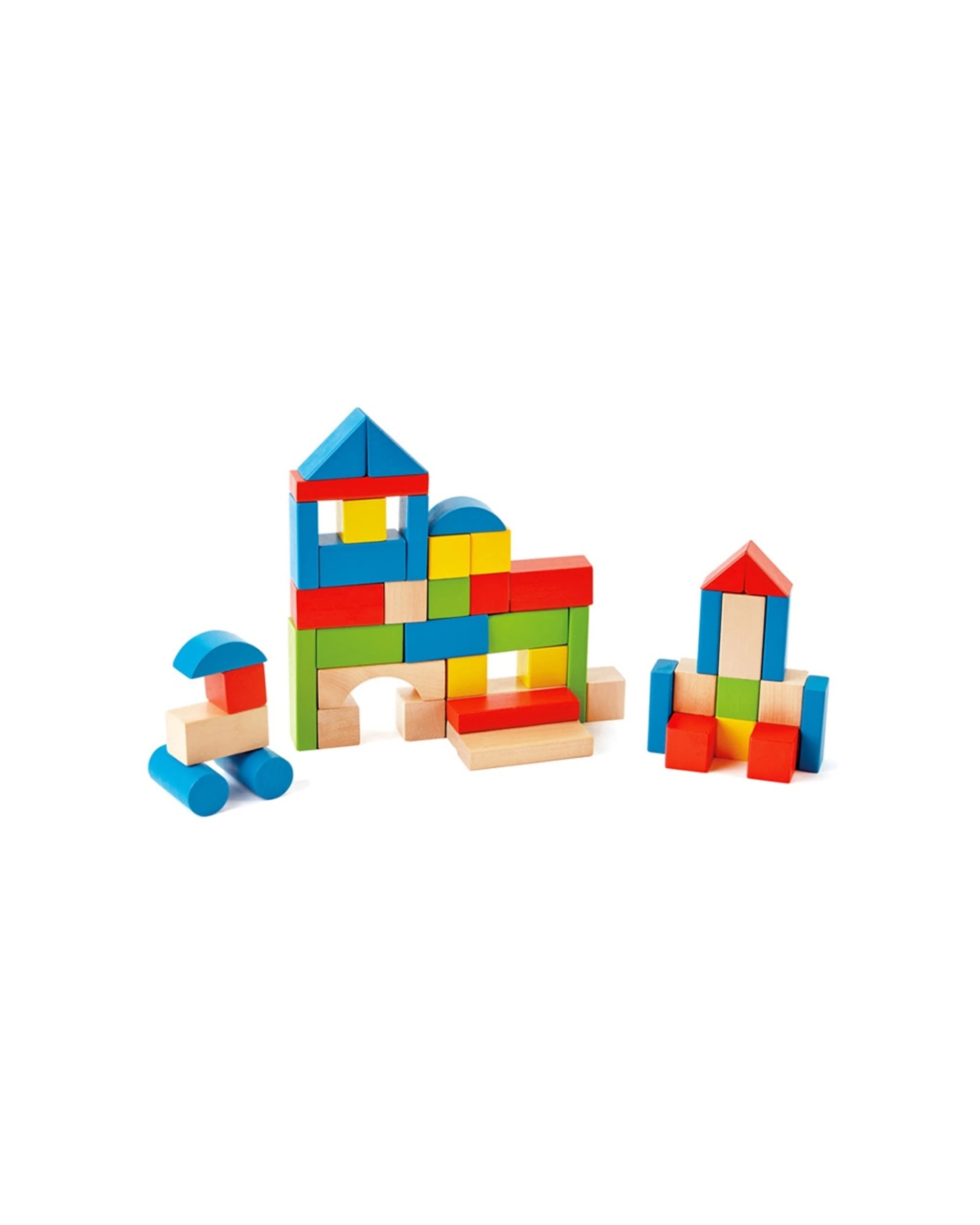 1 Hape Maple Blocks Wooden Building Set Durable Toy Kids Creative Construction Wood Blocks - Multi, 1 of 4