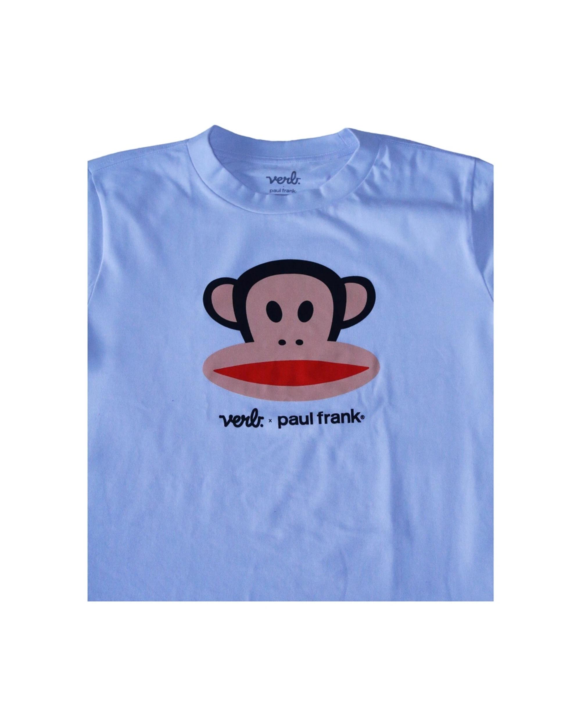 2 Verb. X Paul Frank Julius Head Ladies Cotton Shortsleeve Tee Shirt Relaxed WHITE, 2 of 3