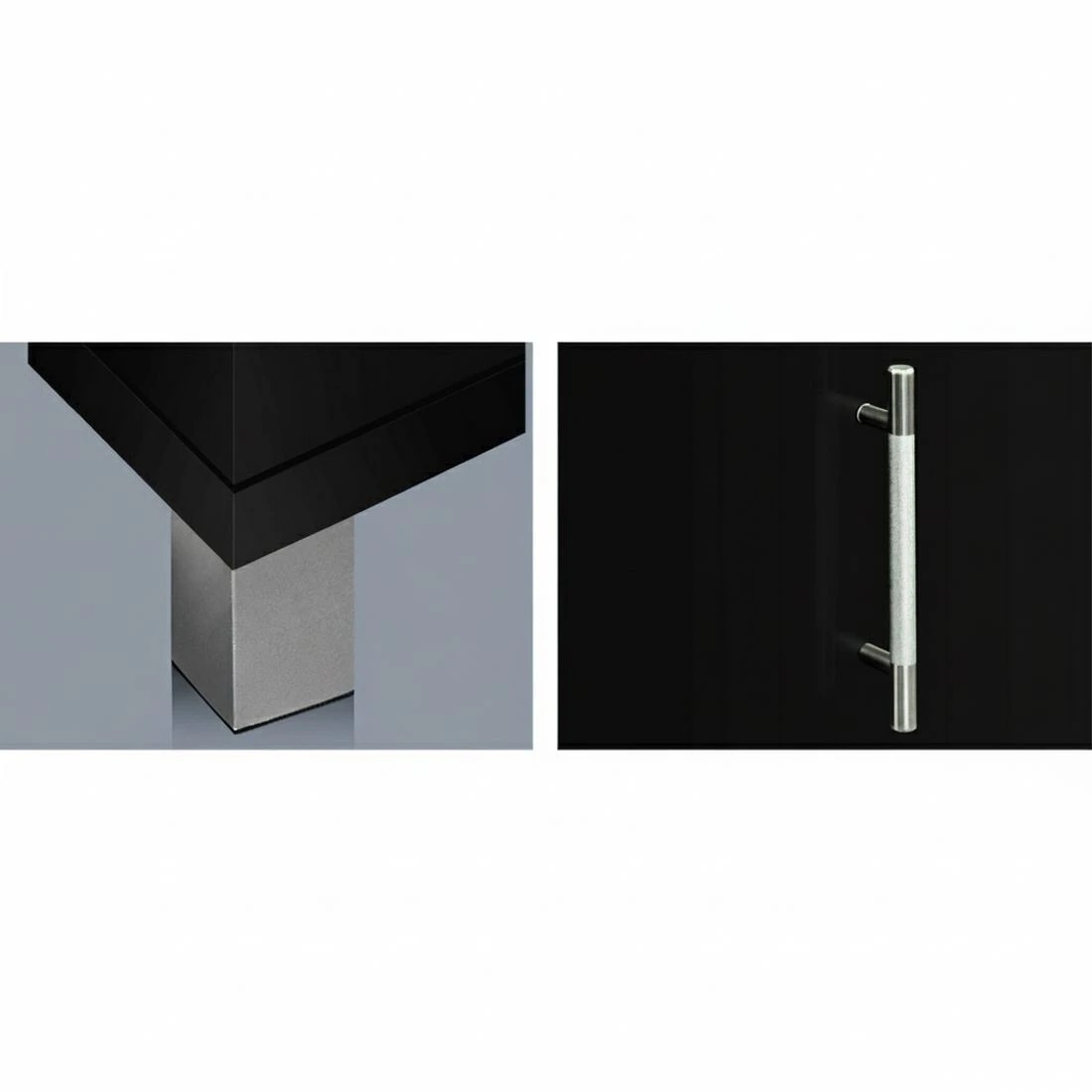 4 Artiss TV Cabinet Entertainment Unit 190cm Danson - Black, 4 of 10