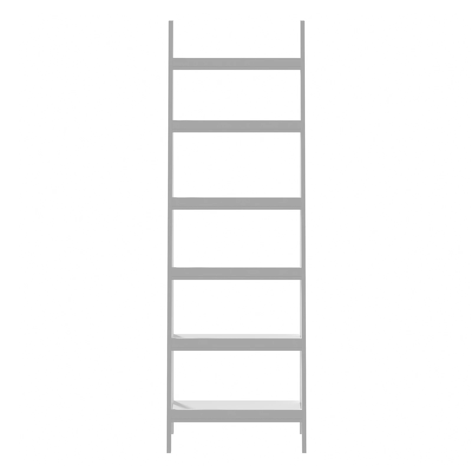 8 Oikiture Bookshelf 6 Tier Corner Ladder Shelf Home Storage Display Rack
 - White, 8 of 9