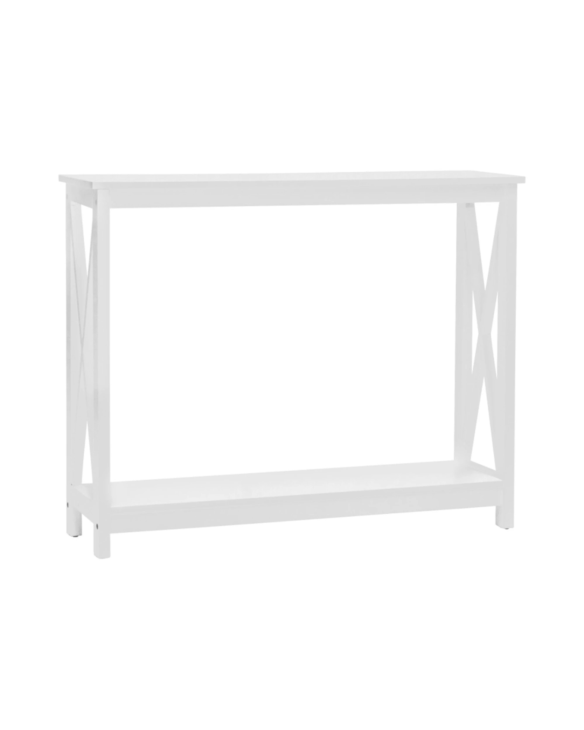 1 Alpine Bay Long Island Console Table 100cm - White, 1 of 7