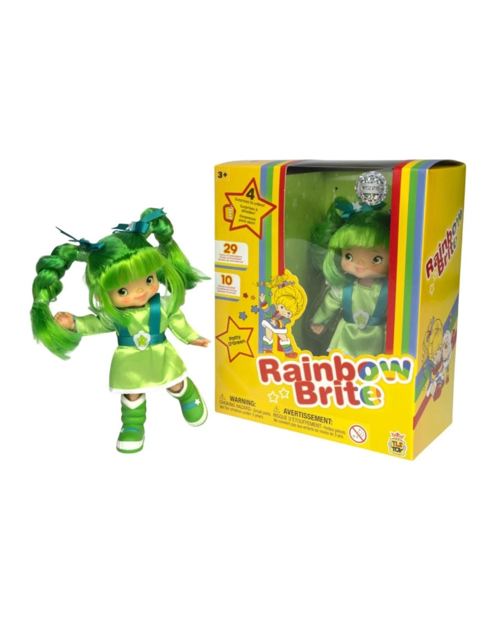 1 Rainbow Brite Patty O'Green 5.5 inch Fashion Doll, 1 of 8