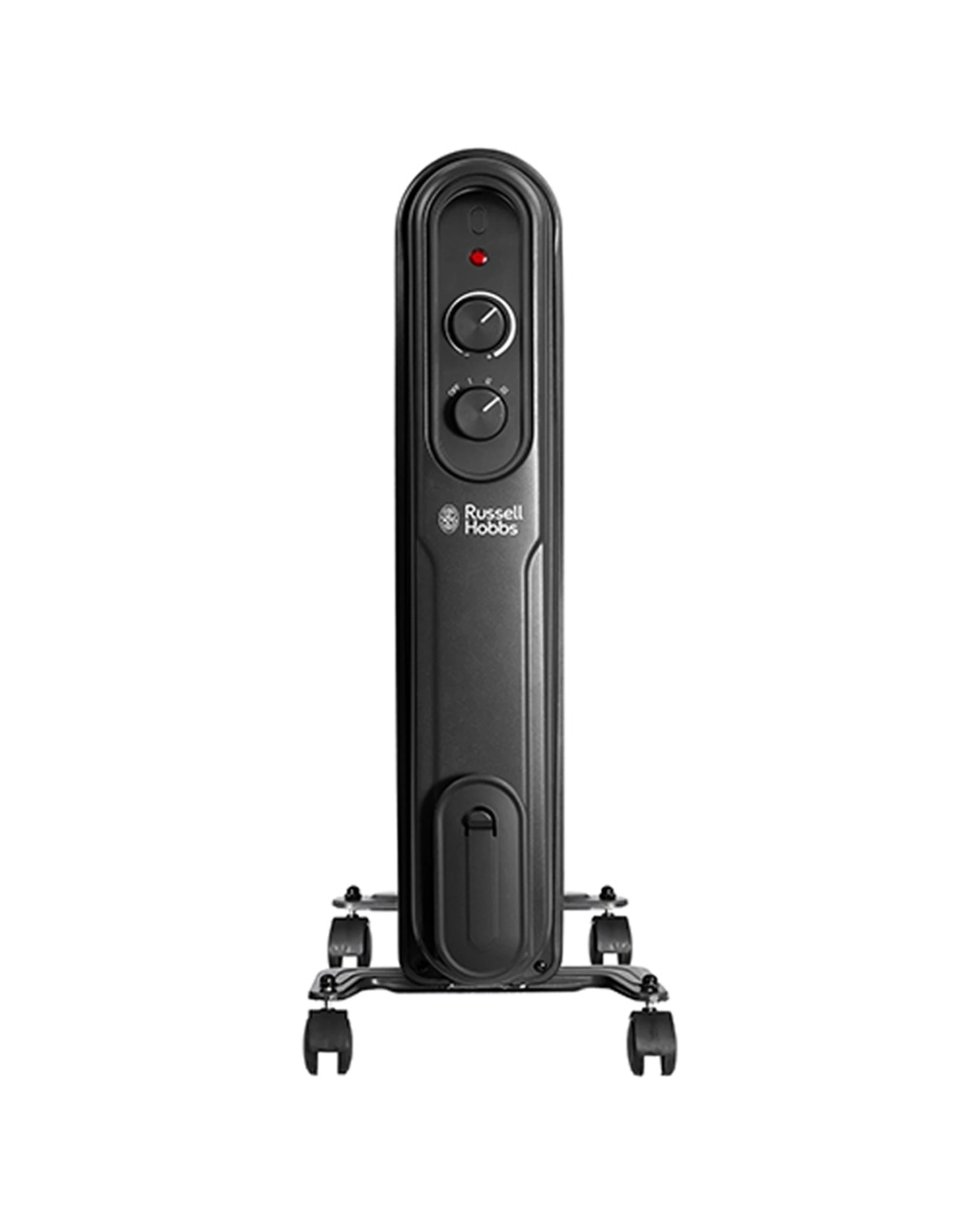 2 Russell Hobbs 9 Fin Oil Column Heater W 3 Heat Modes 800W-2000W - Black, 2 of 3