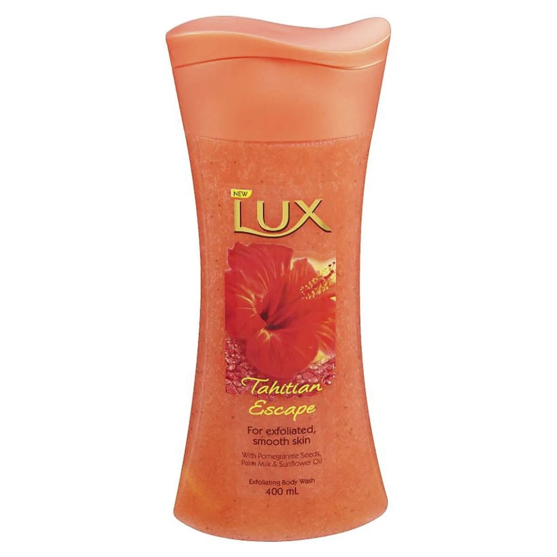 1 LUX Tahitian Escape Exfoliating Body Wash 400ml - Pomegranate Seeds, Palm Milk & Sunflower Oil, 1 of 1