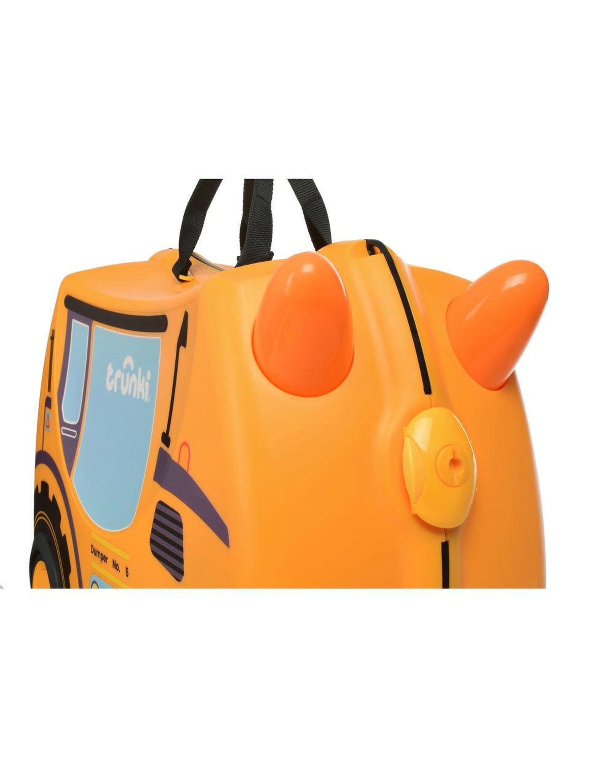 6 Trunki Glide Ride on Luggage Kids Suitcase Toy Box Doug the Digger, 6 of 7
