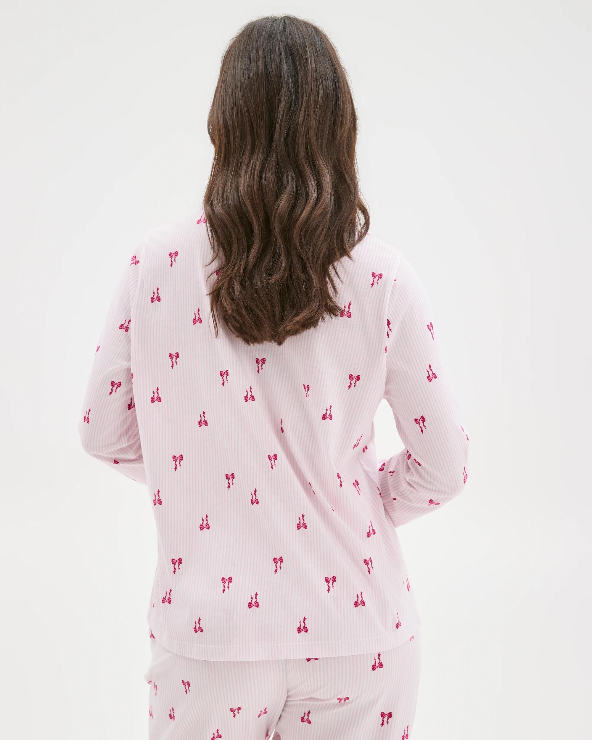 6 Target Woman Australian Cotton Long Sleeve Slogan Sleep T-Shirt BOWS, 6 of 6