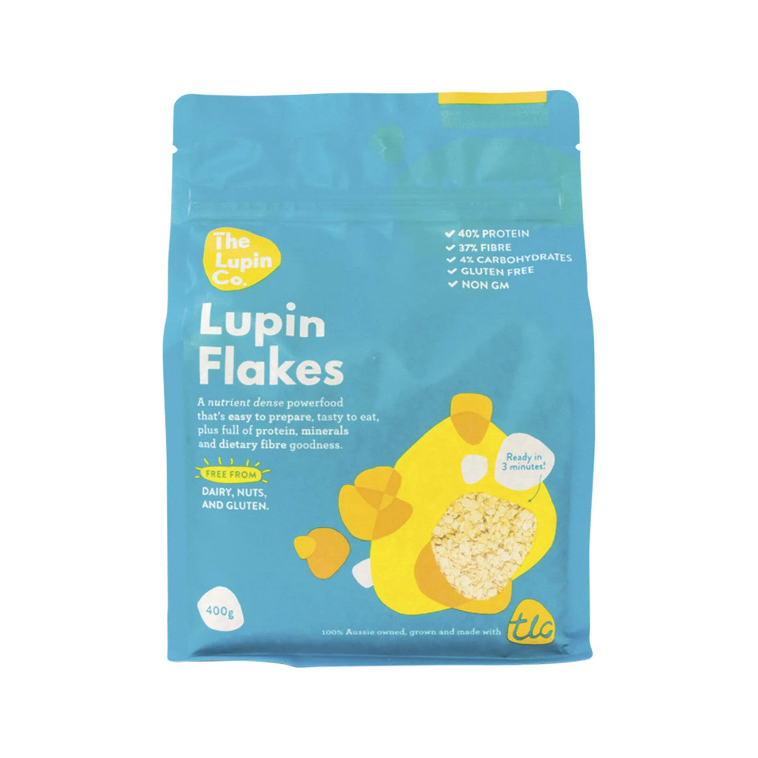 1 The Lupin Co. Lupin Flakes 400g, 1 of 4