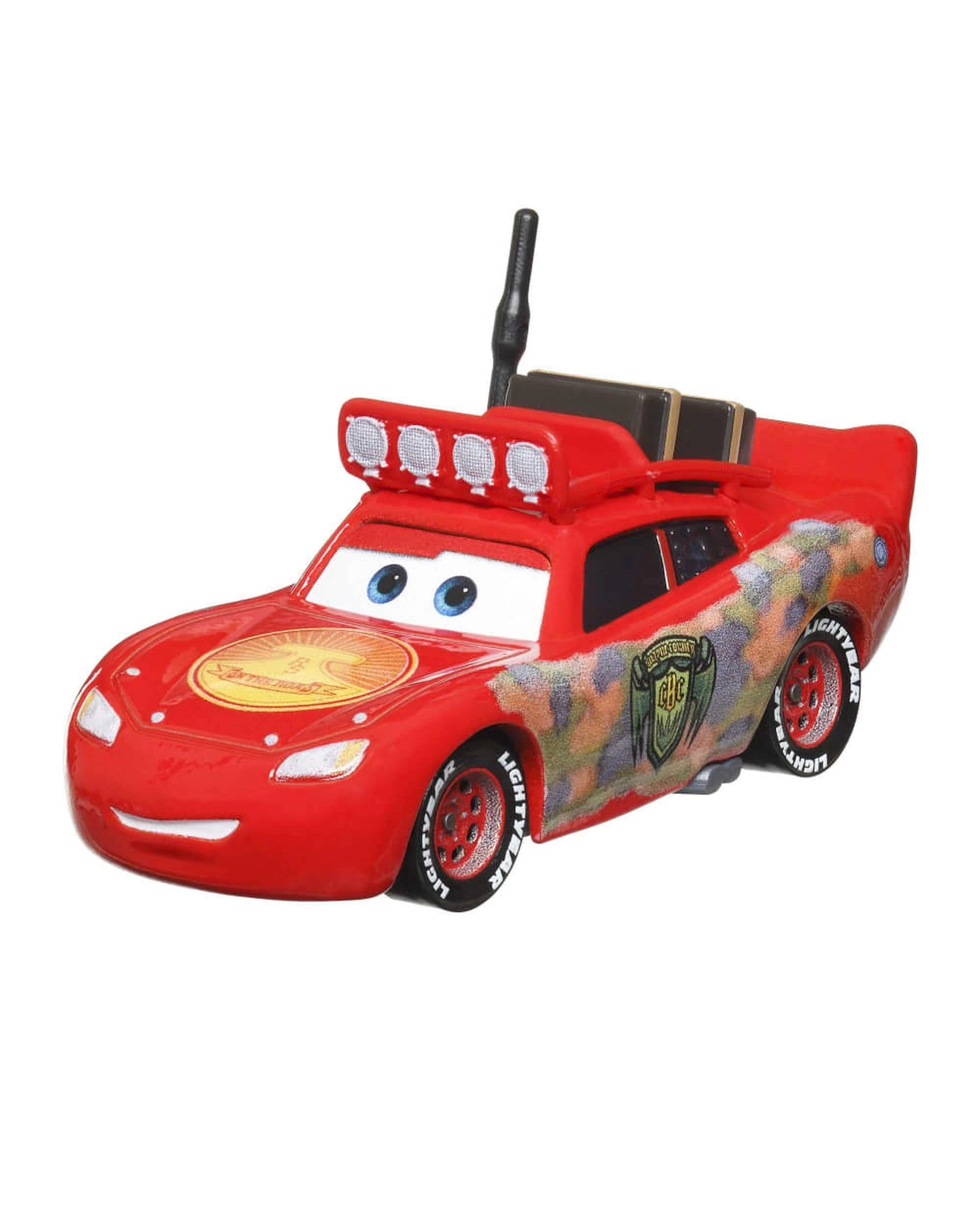 4 Disney Pixar Cars On The Road Cryptid Buster Lightning McQueen Diecast Car, 4 of 4