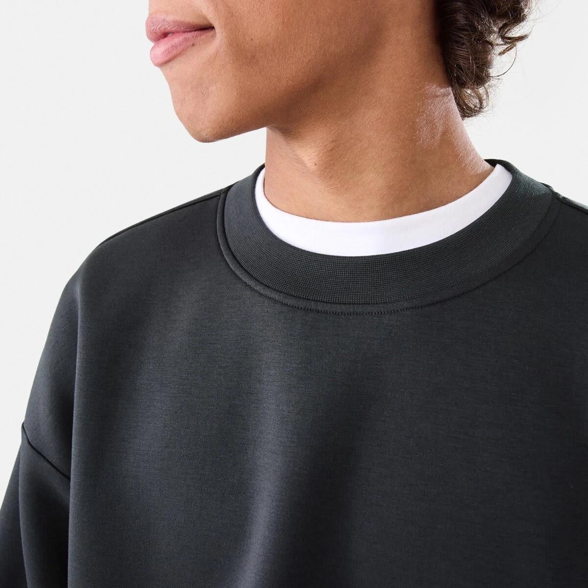 6 Scuba Oversized Crew Neck Sweatshirt VOLCANIC ROCK, 6 of 6