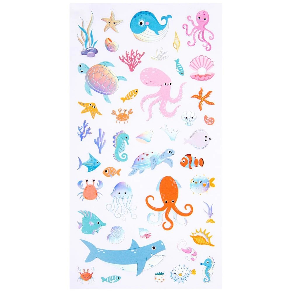 2 Learning Can Be Fun Aquatic Adventures Holographic Stickers, 2 of 3