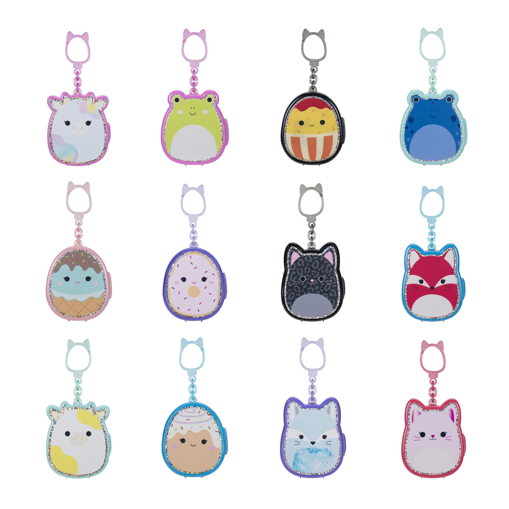 3 5 Piece Original Squishmallows Squish-A-Longs Clip-A-Long Mini-Squish - Assorted, 3 of 8