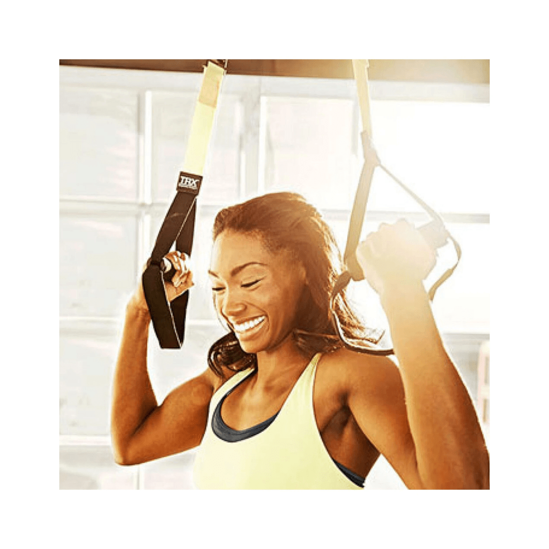 6 TRX Strong Suspension Trainer Kit With Straps Door Anchor Mesh Bag And Poster - Multi, 6 of 7