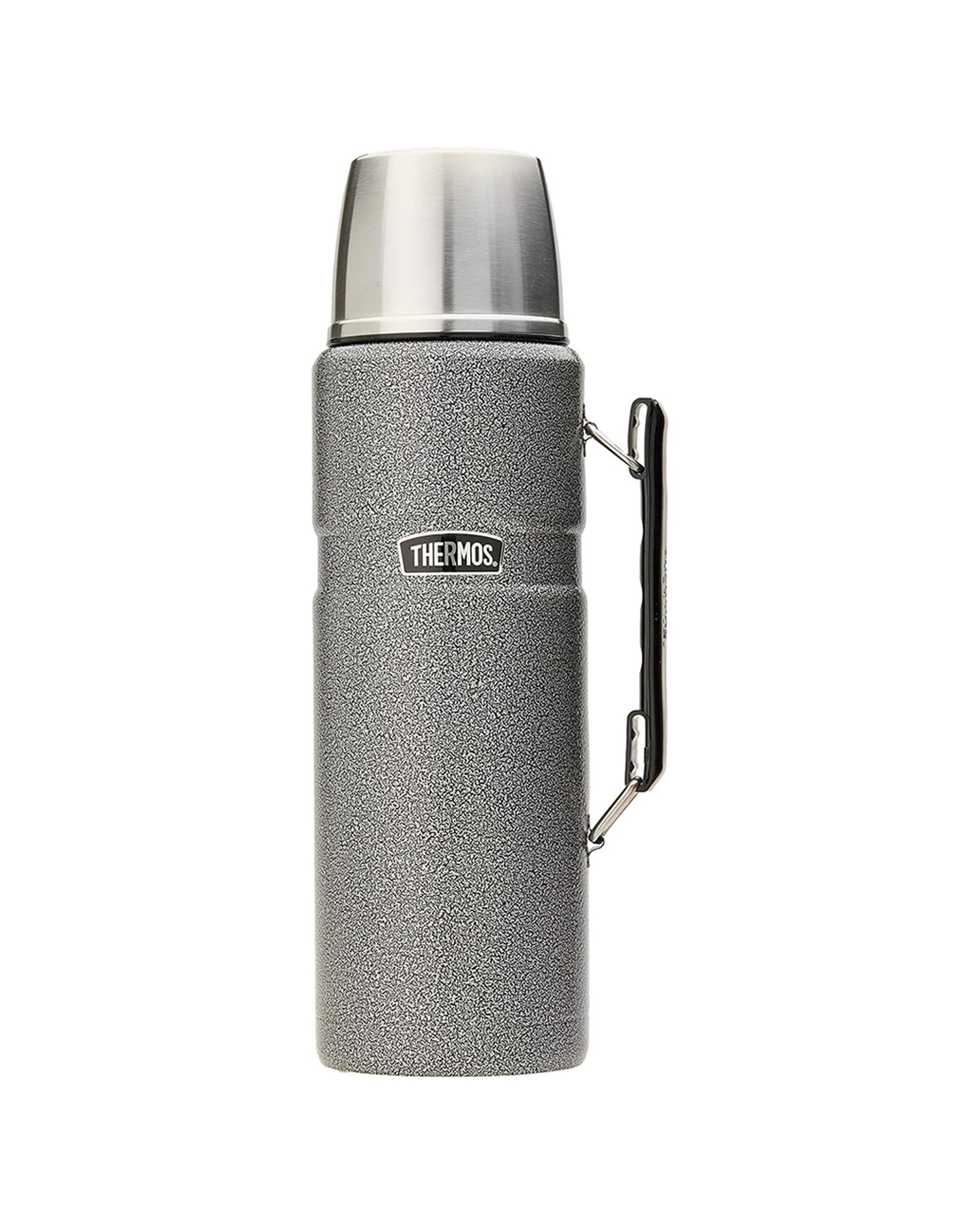 1 Thermos 2L King Stainless Steel Vacuum Insulated Double Walled Beverage Bottle - Grey, 1 of 1