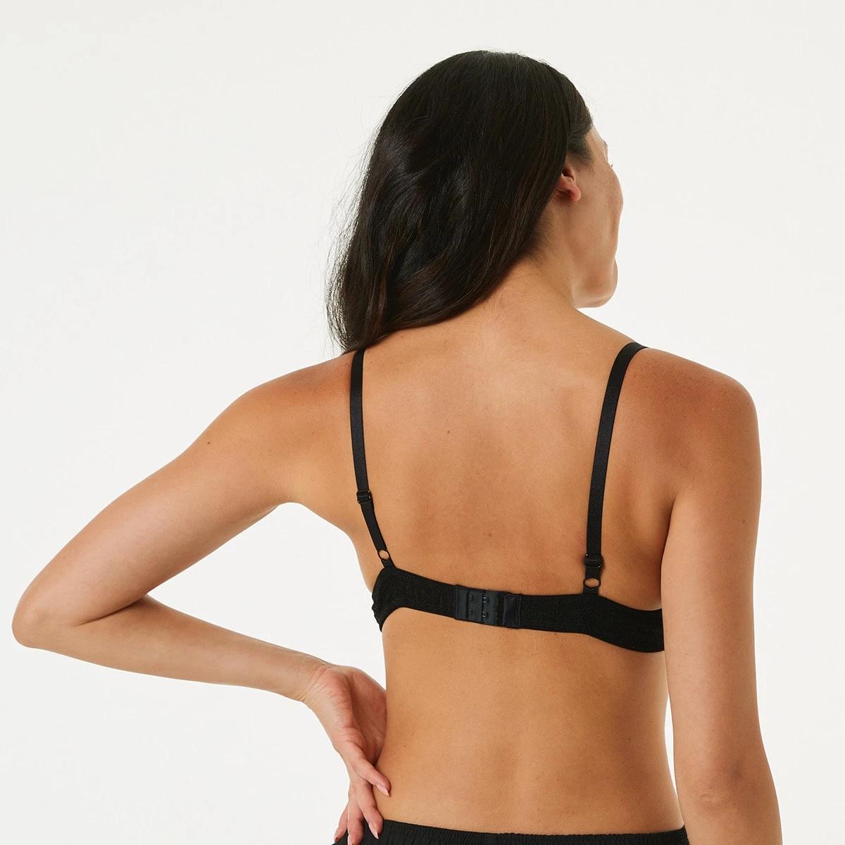 3 Lace Push-Up Bra BLACK, 3 of 5