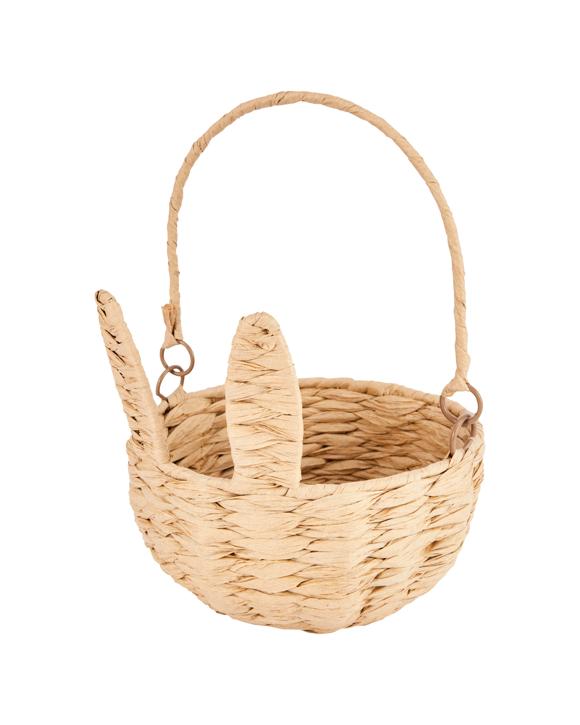 Paper Rope Bunny Basket - Natural