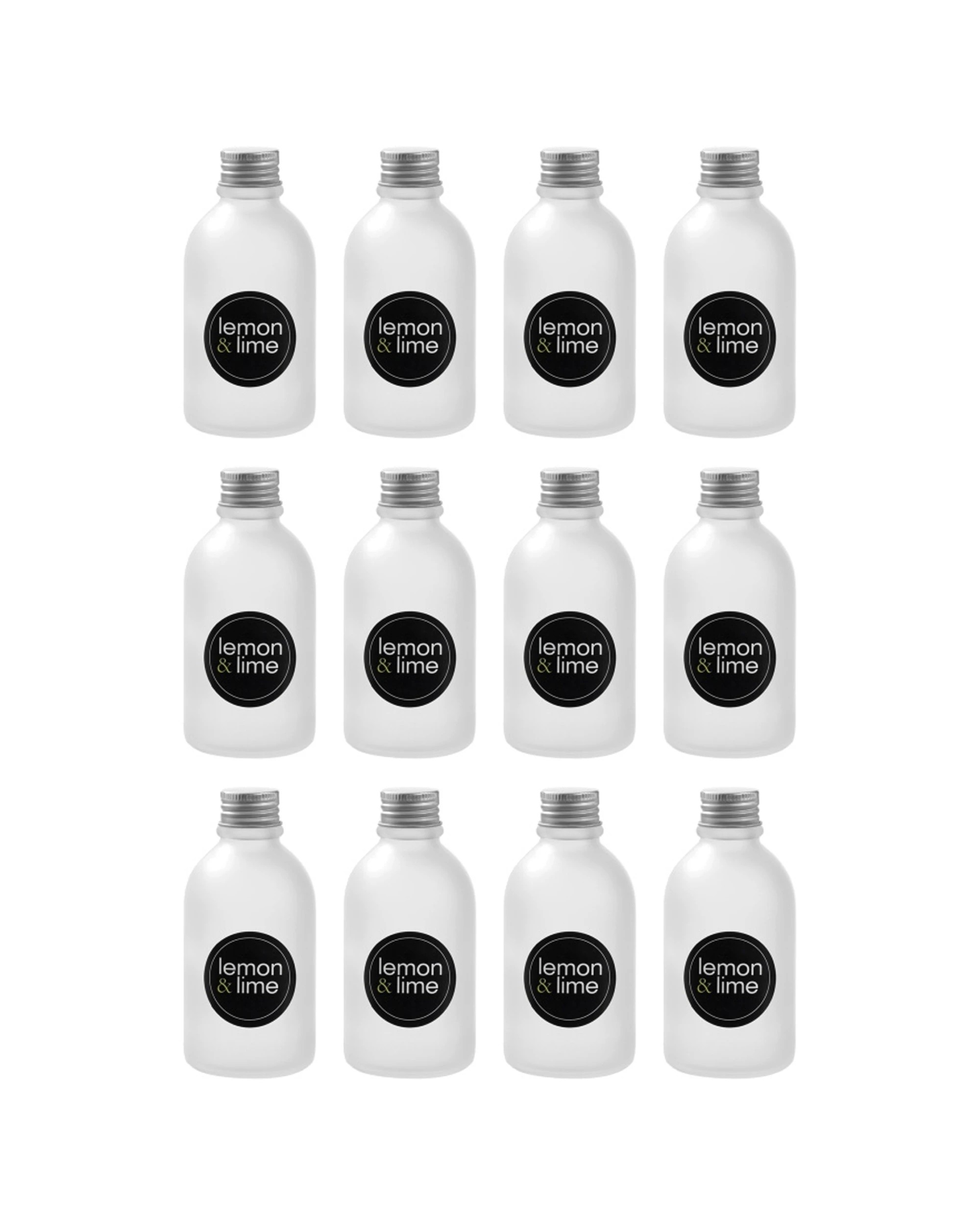 1 Lemon & Lime 12PK Verre Frost Glass Reusable Food Container Lid 150ml - Clear, 1 of 4