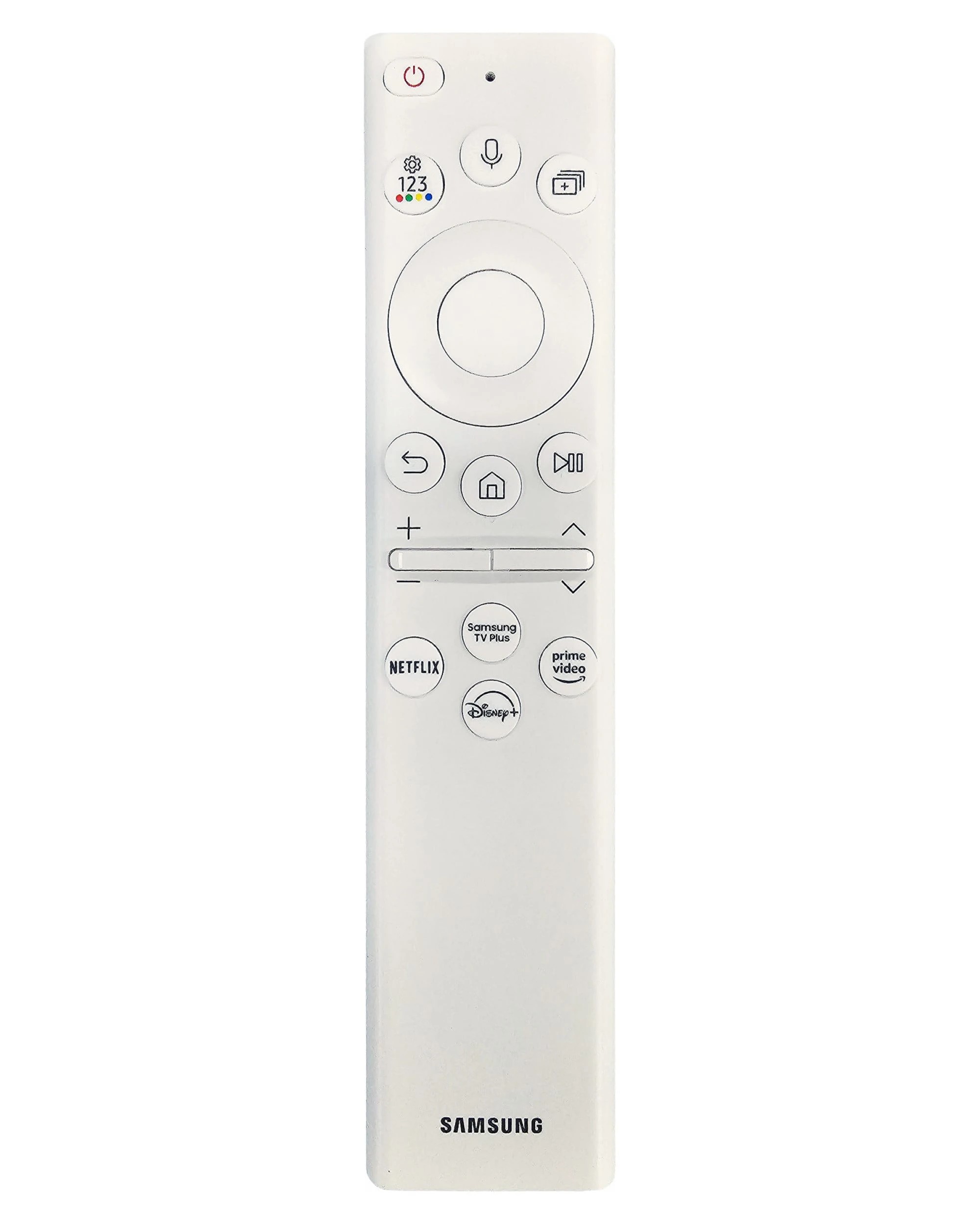 1 Samsung Genuine TV Remote Control with Solar Cell - BN5901391B - White, 1 of 5