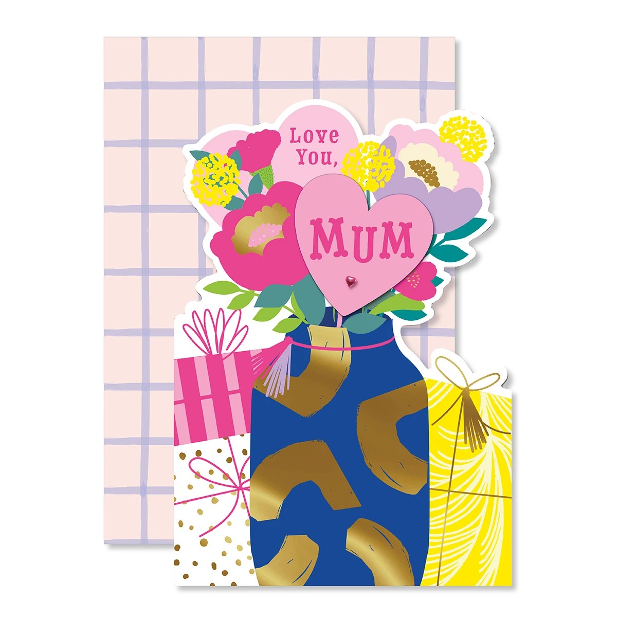 1 Hallmark Birthday Card for Mum - Flower Vase, 1 of 3