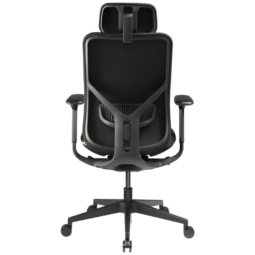 4 Pago Electra Office Chair with Headrest Black Ergonomic Chairs and Desk Chairs, 4 of 10
