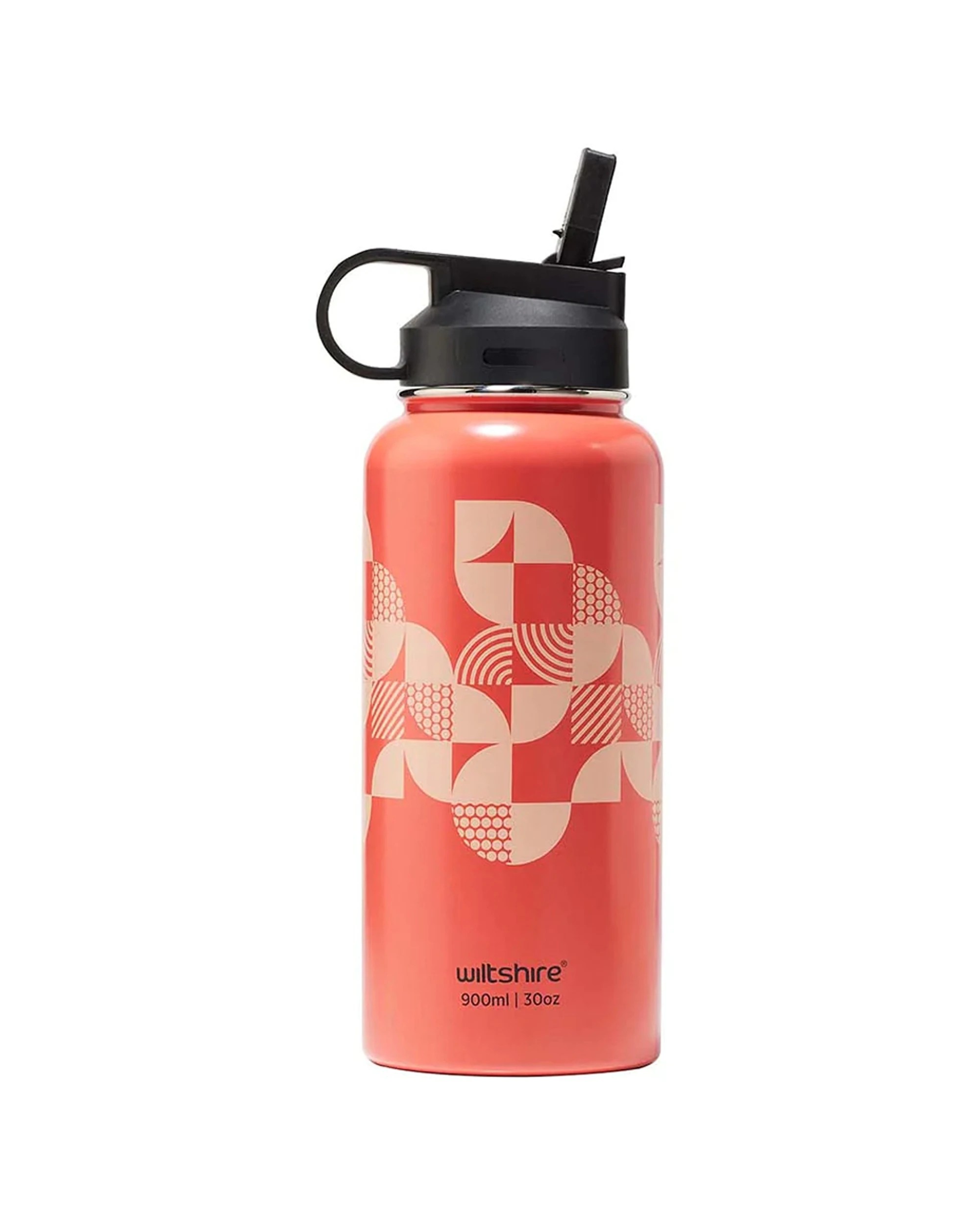 1 Wiltshire Stainless Steel Cold Hot Water Liquid Drinking Bottle 900ml Flamingo - Pink, 1 of 3