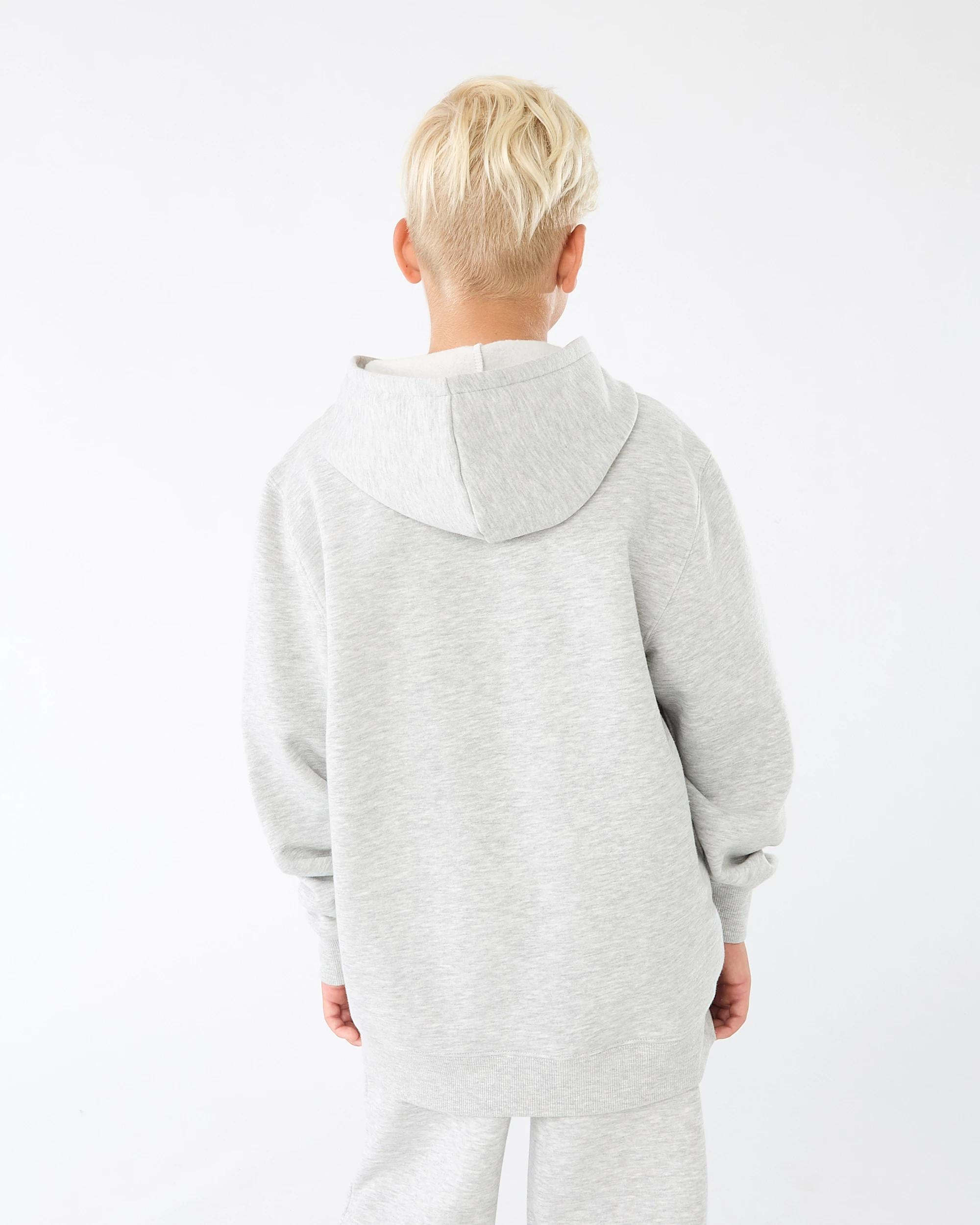 2 Print Hoodie Gry Varsit, 2 of 8