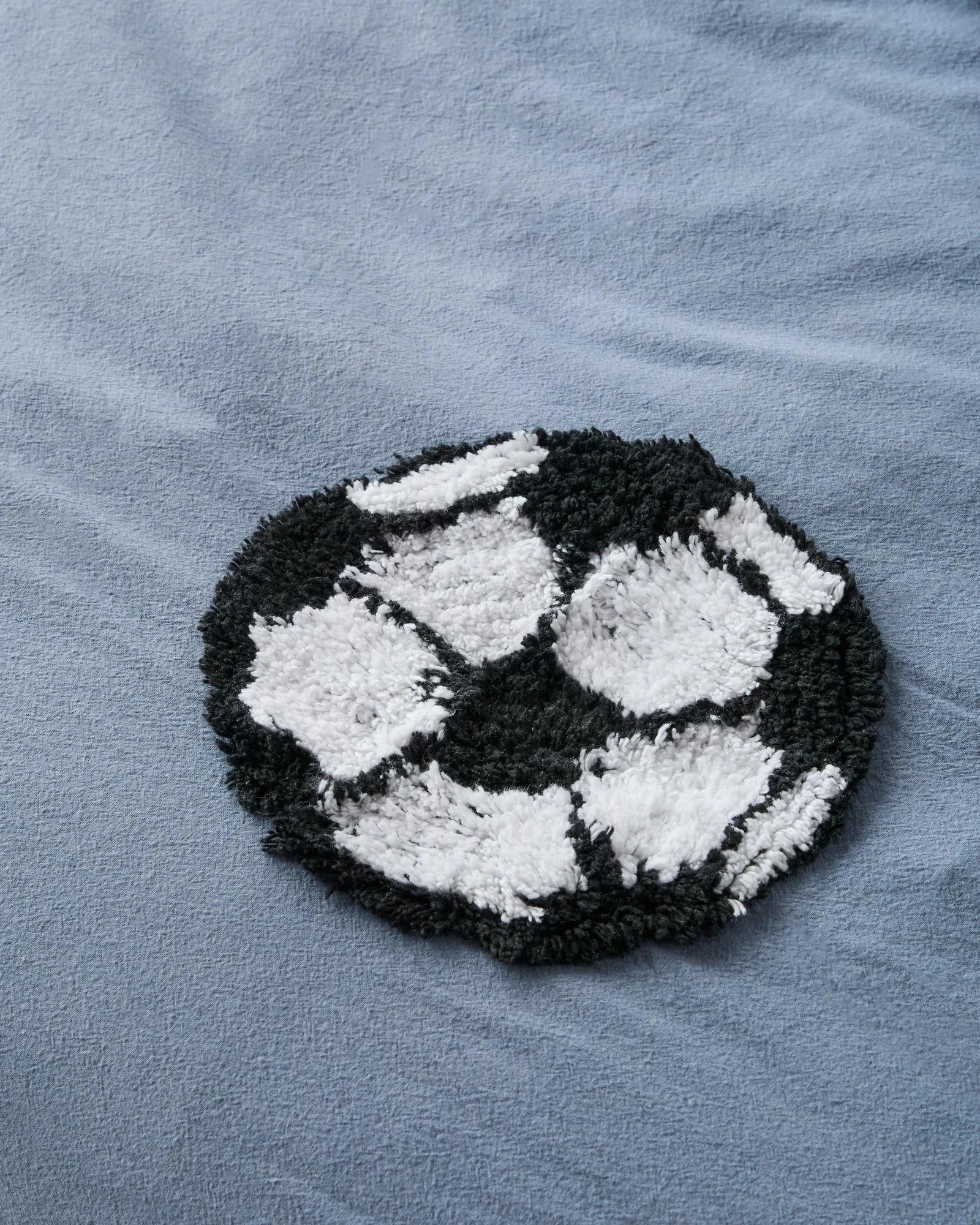 3 Target Sammy Soccer Ball Cotton Quilt Cover Set - Single Bed - Blue, 3 of 3