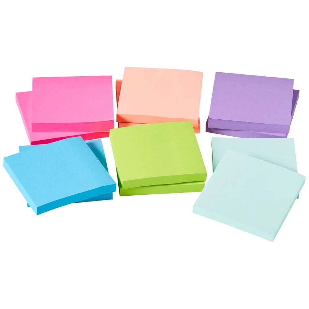 4 J.Burrows Stick-It Notes 76x76mm Carnivale 12 Pack, 4 of 4