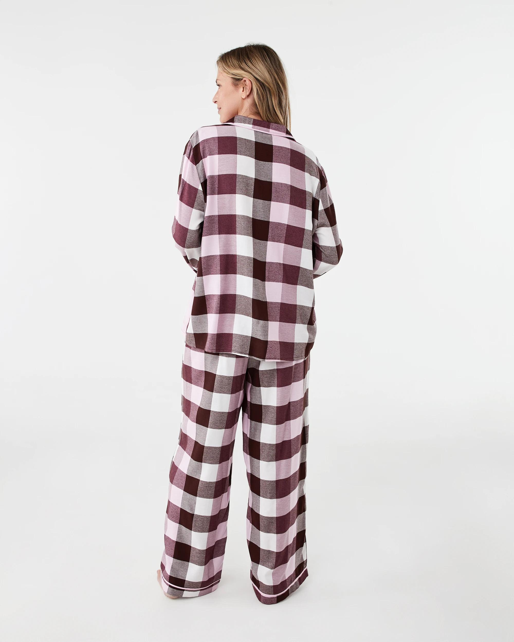 3 Classic Flannel Pyjama Set Large Chk, 3 of 9