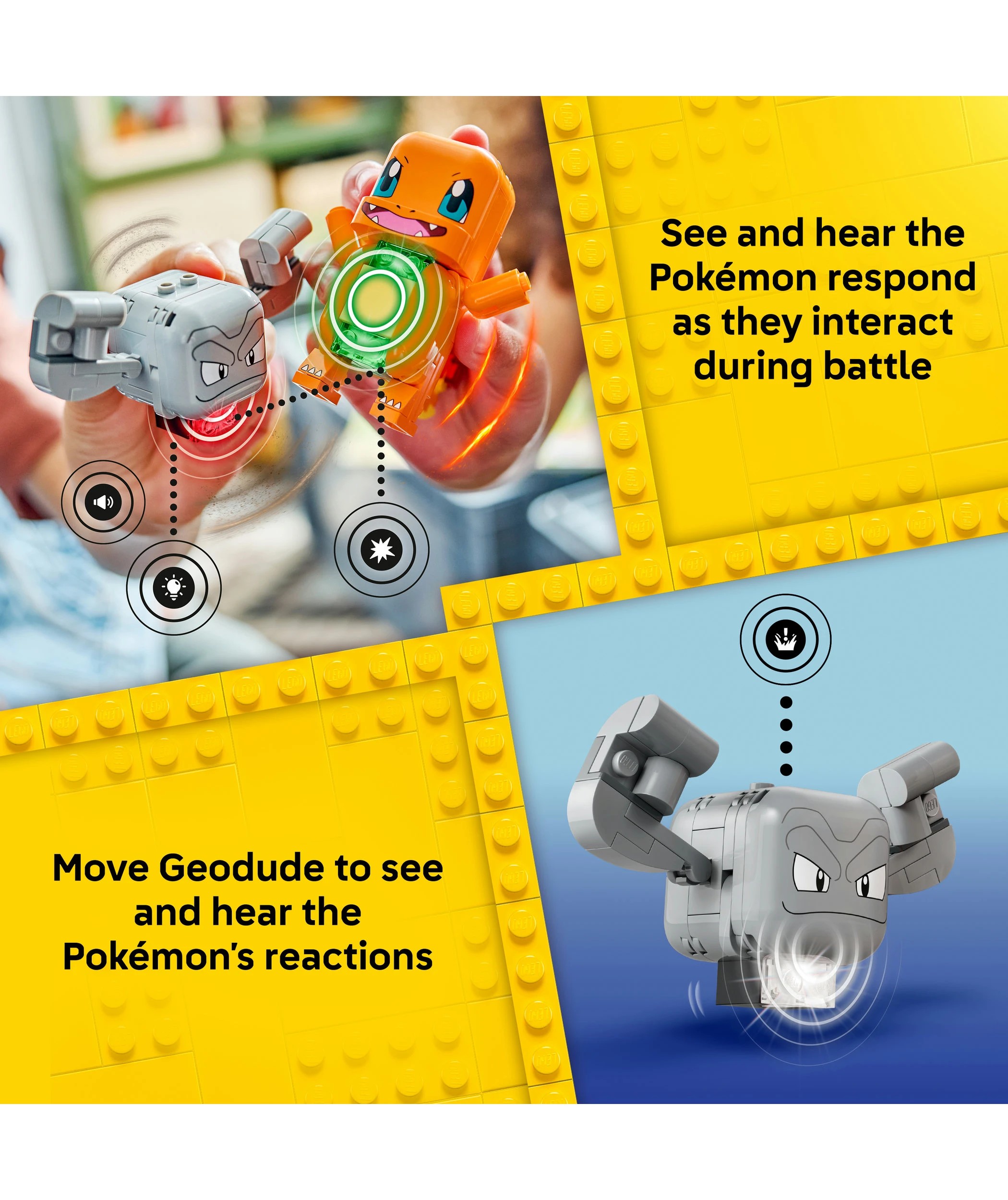 8 LEGO Pokemon SMART Play: Charmander and Geodude's Cavern Clash 72157, 8 of 11