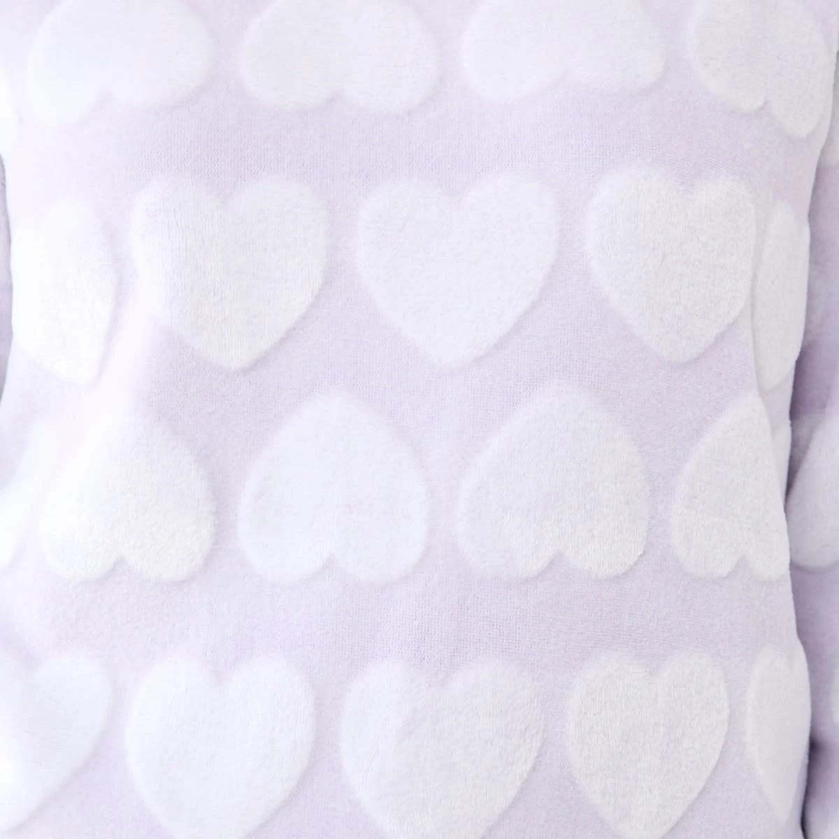 6 Fleece Top and Pants Pyjama Set Llc Heart, 6 of 7