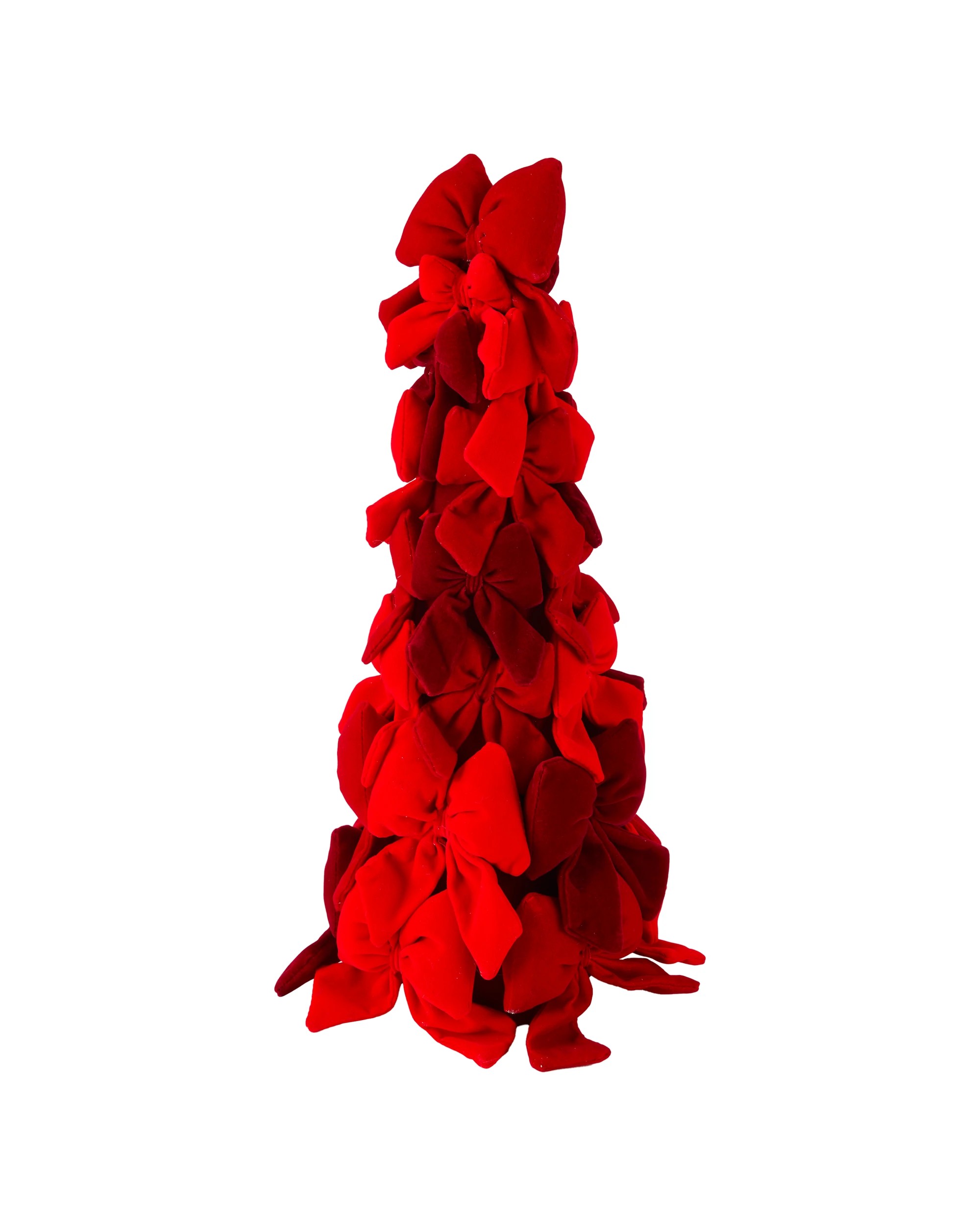 2 Velvet Bow Tabletop Tree, 2 of 5