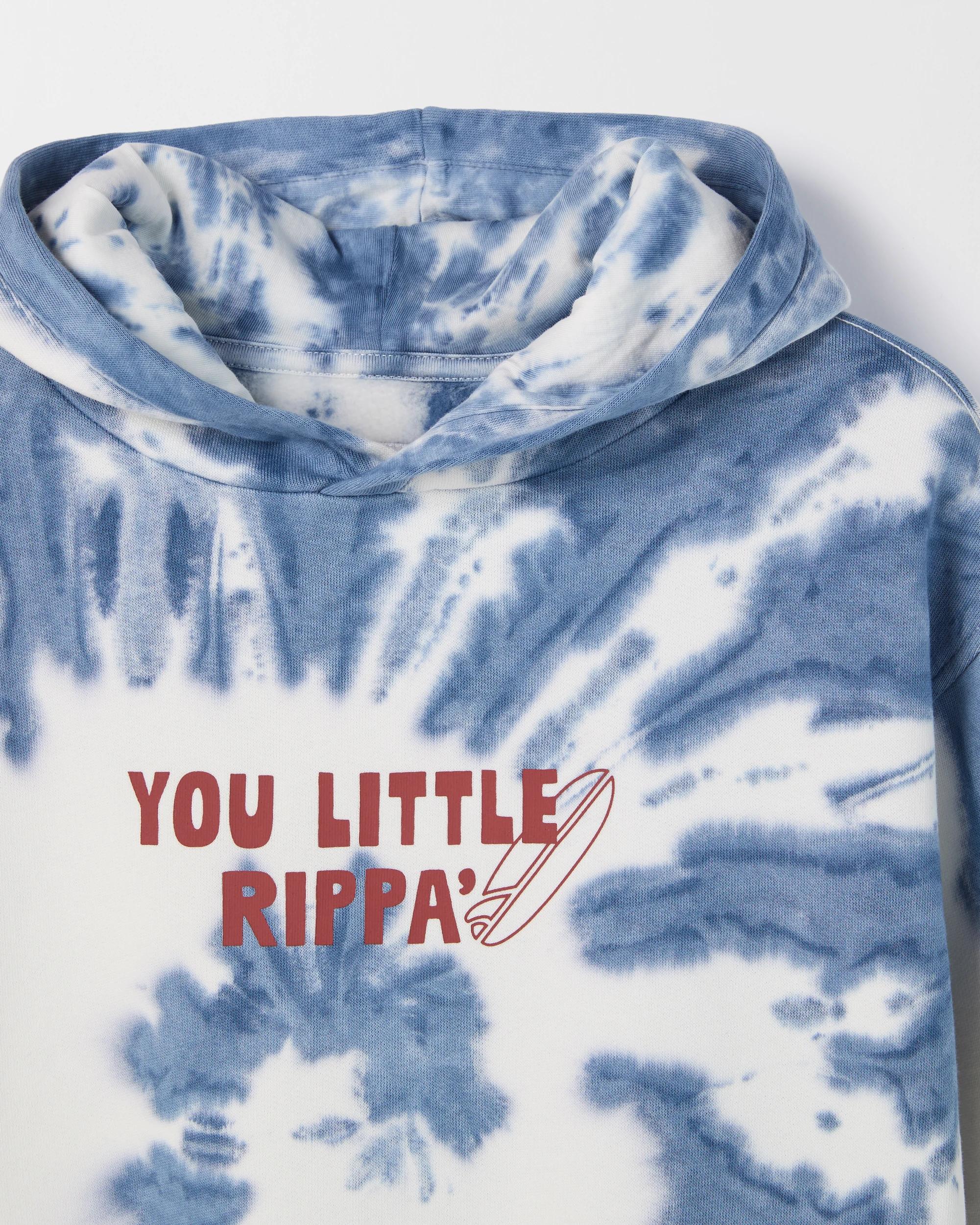 2 Target Kids Australian Cotton Print Hoodie BLUE, 2 of 2