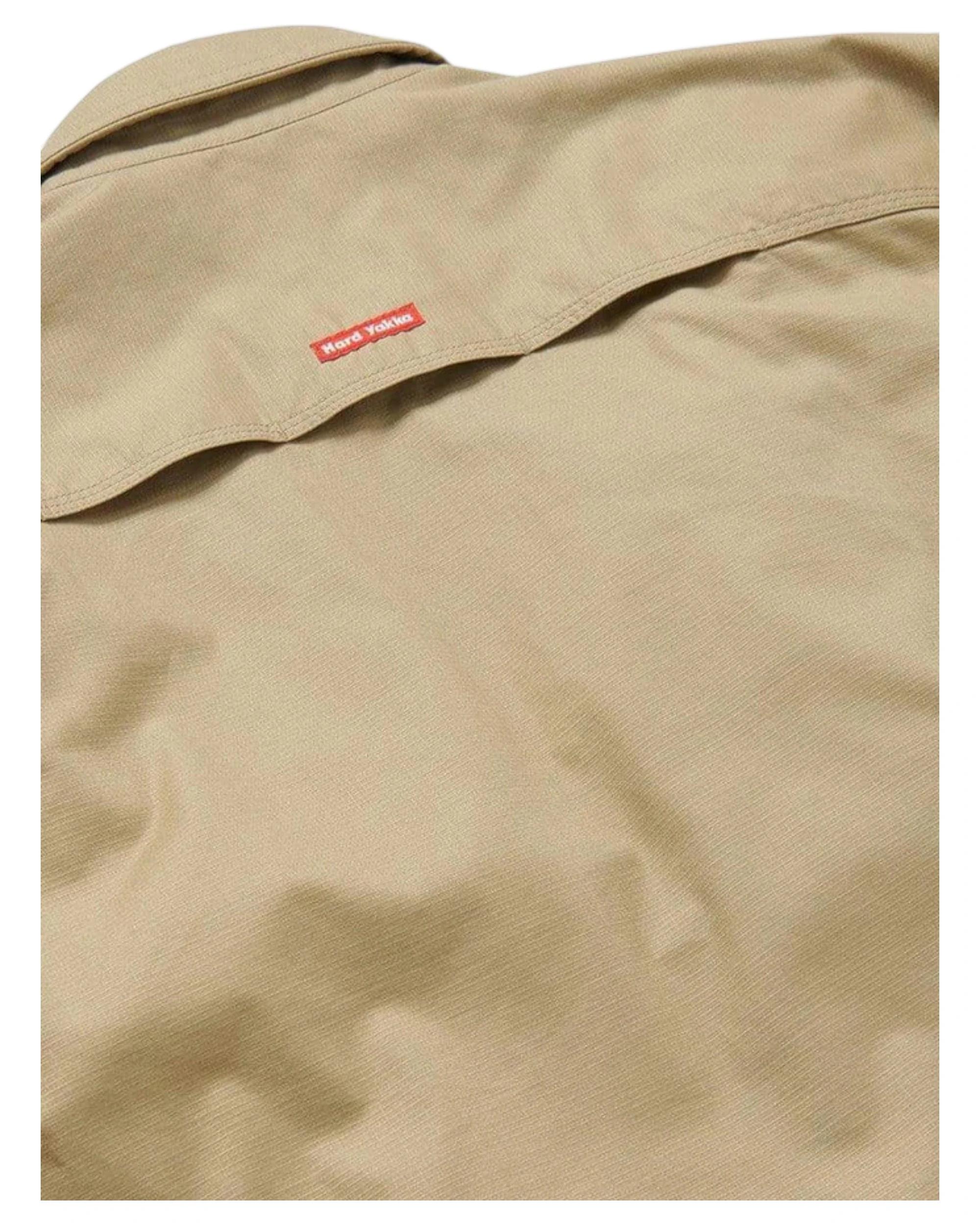 4 Hard Yakka Mens Flex Ripstop Long Sleeve Shirt Work Wear Khaki Y04305 KHAKI, 4 of 8