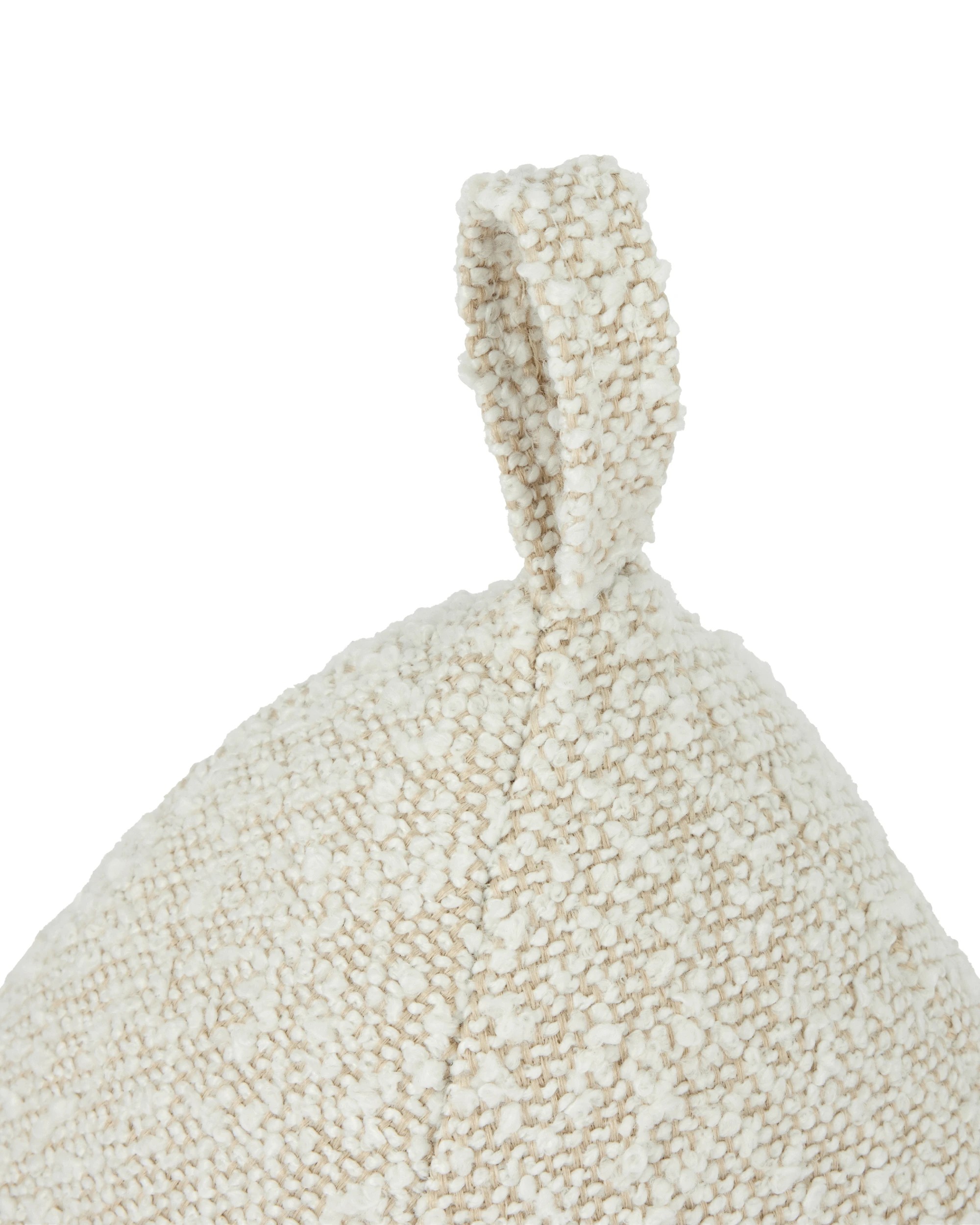 3 Boucle Cream Door Stop, 3 of 5