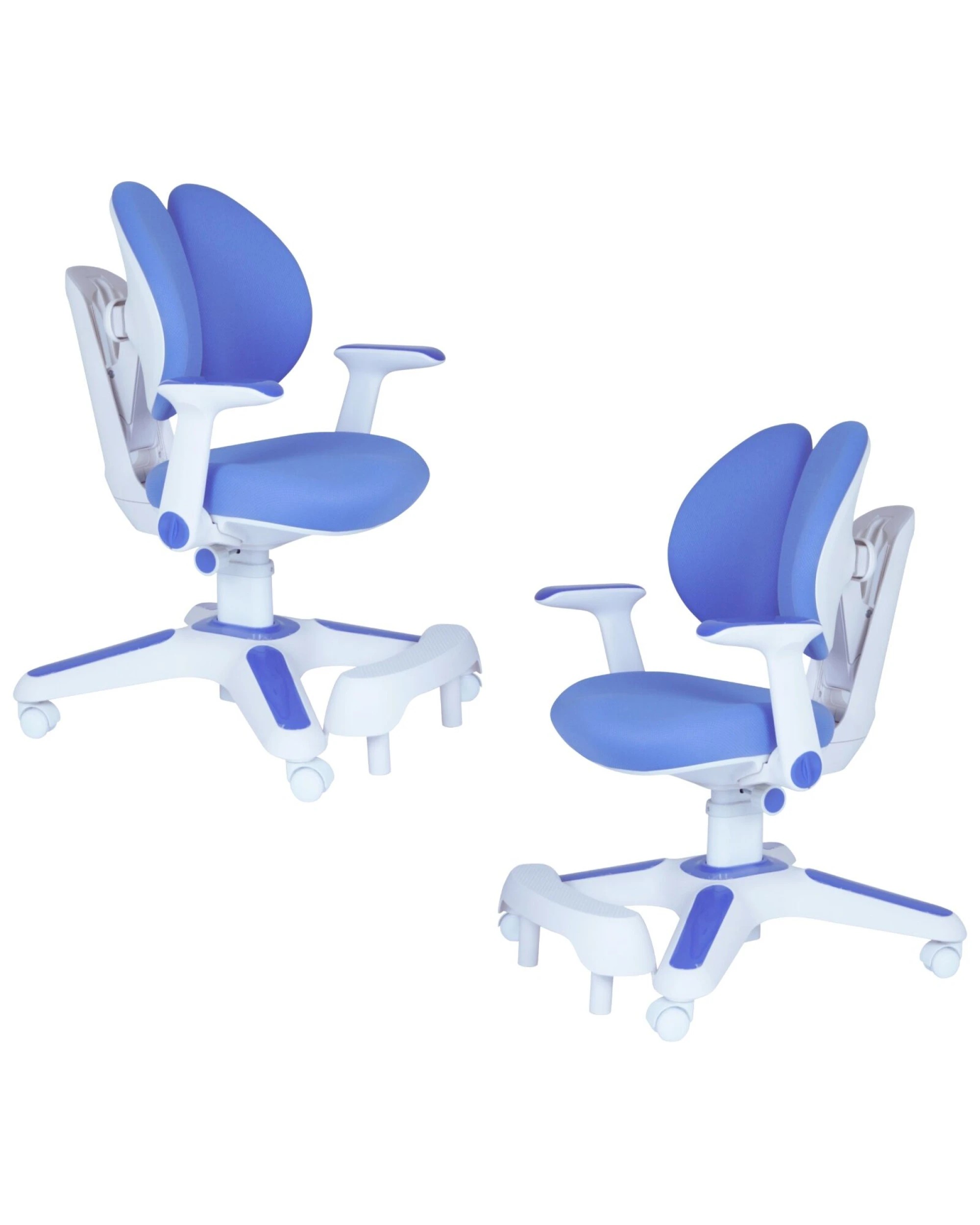 1 BR Home Ergonomic Kids Study Chair Set of 2 Height Adjustable, 1 of 10
