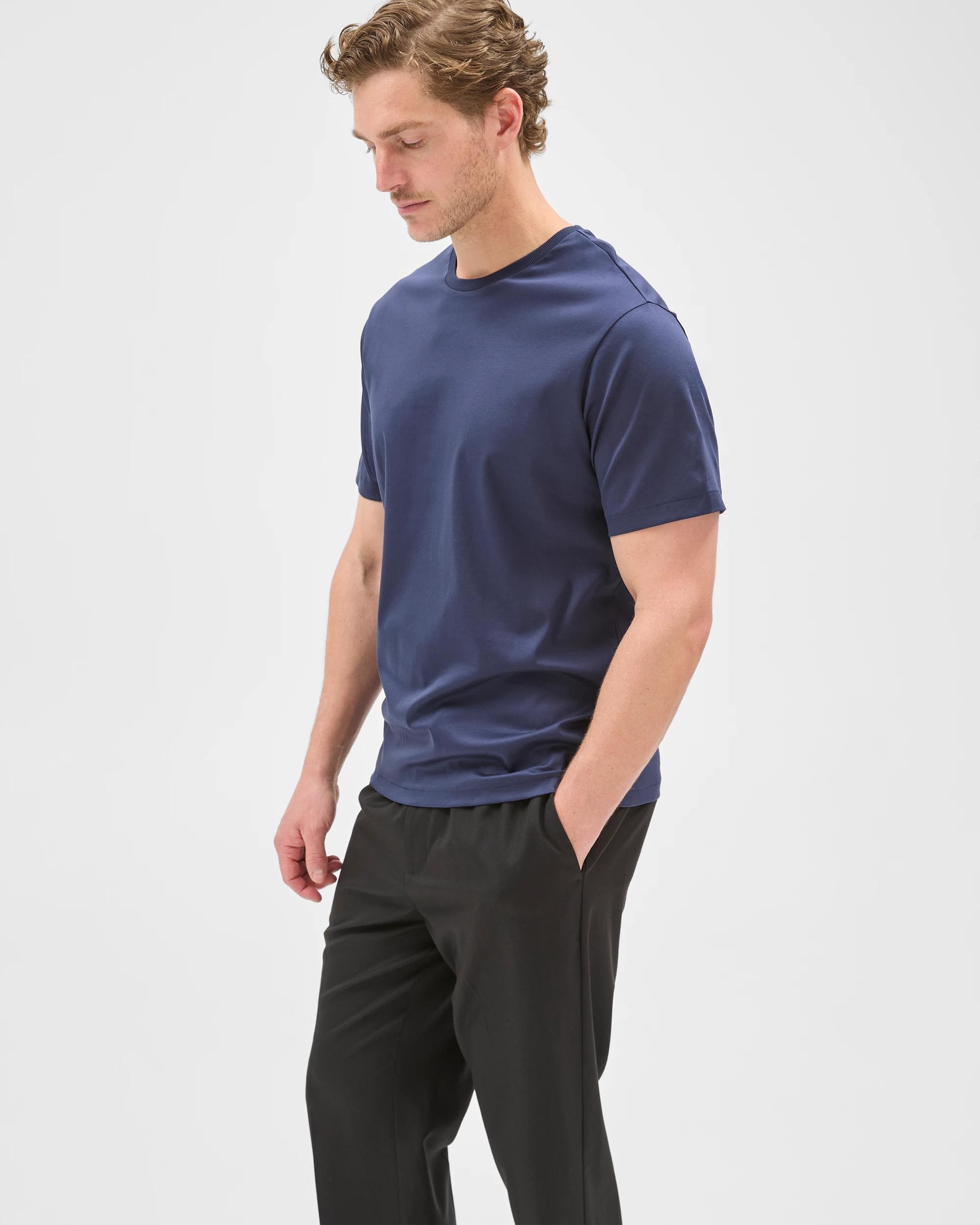 3 Preview Australian Cotton Interlock T-Shirt NAVY, 3 of 7
