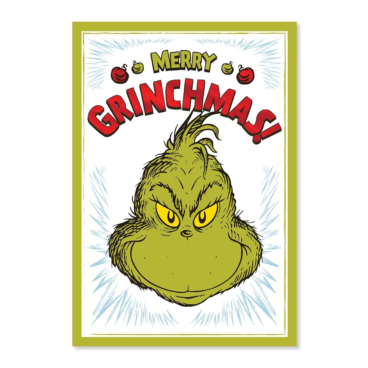 3 Hallmark Christmas Card - Merry Grinchmas!, 3 of 3