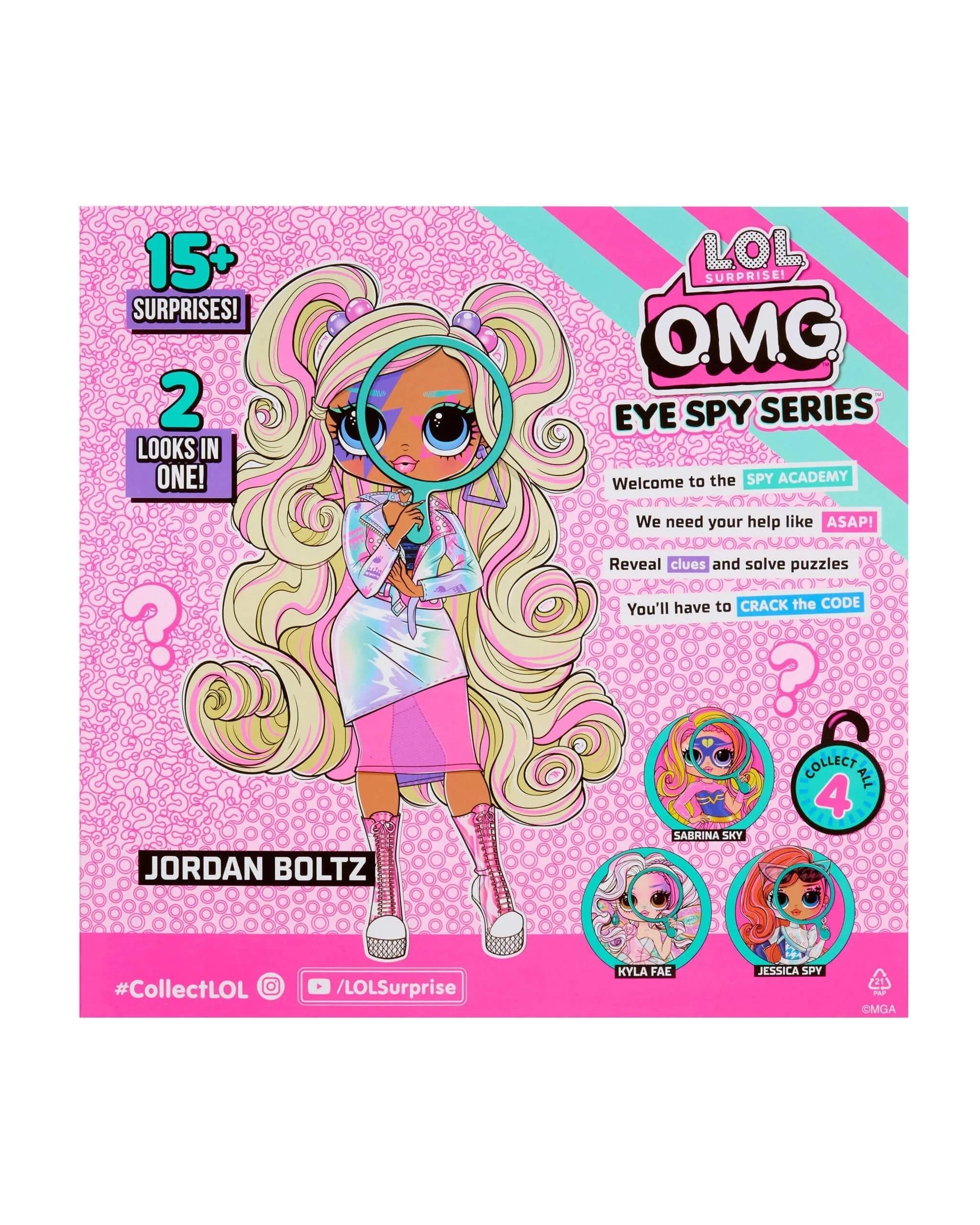 7 L.O.L. Surprise OMG Eye Spy Rockstar Jordan Boltz Fashion Doll, 7 of 7