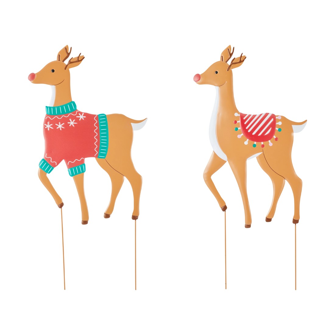 1 Large Christmas Reindeer Stake - Assorted, 1 of 6