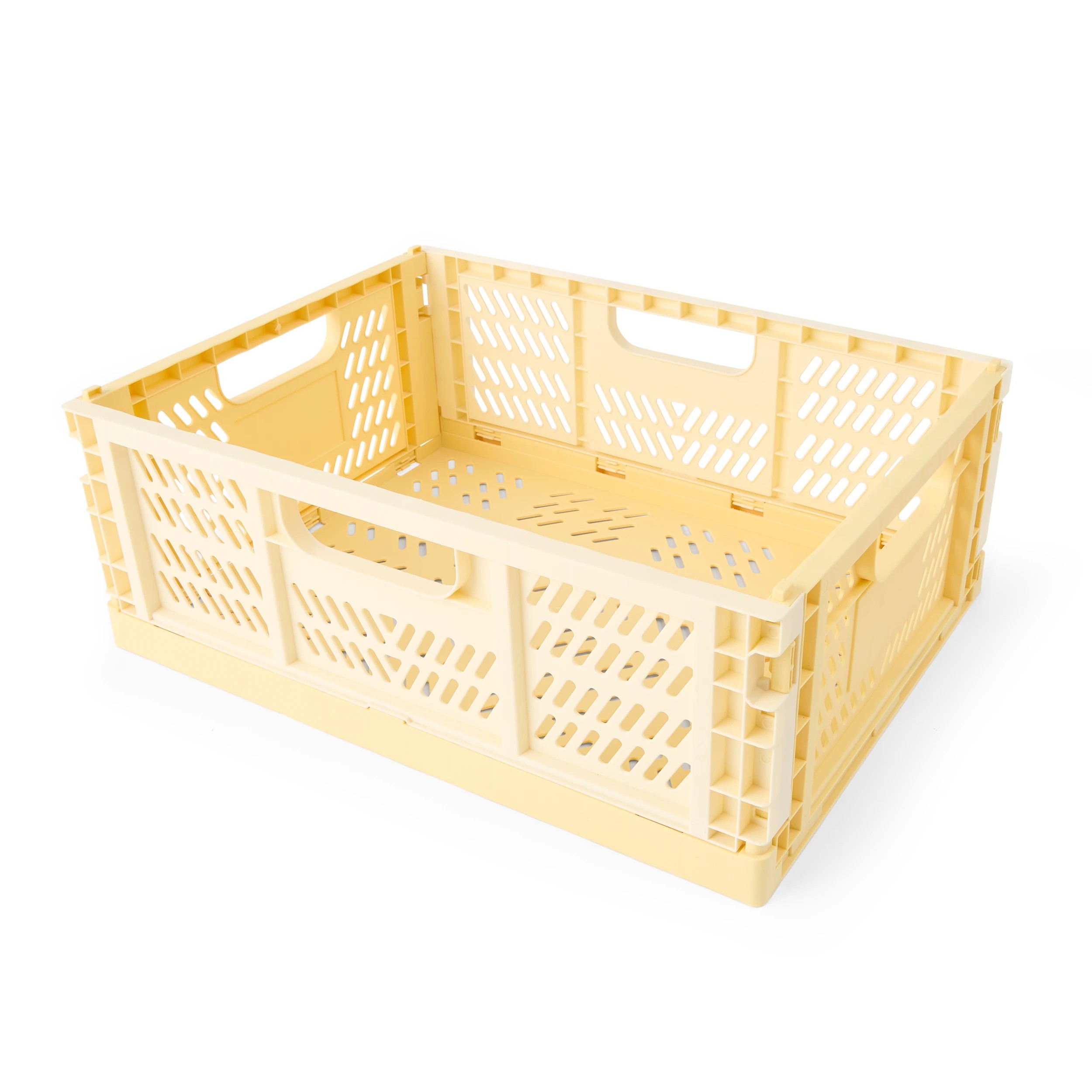 2 15L Collapsible Crate - Medium, Yellow, 2 of 8